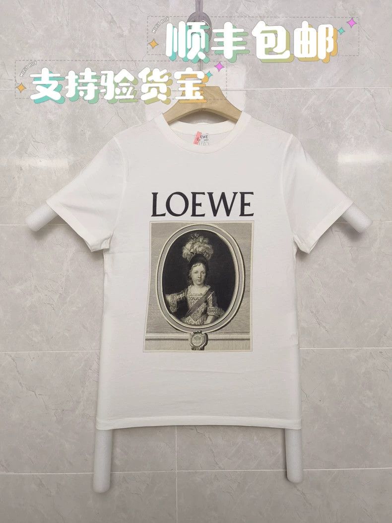 Loewe LOEWE Classic portrait short-sleeved T-shirt Size S / US 4 / IT 40 - 1 Thumbnail
