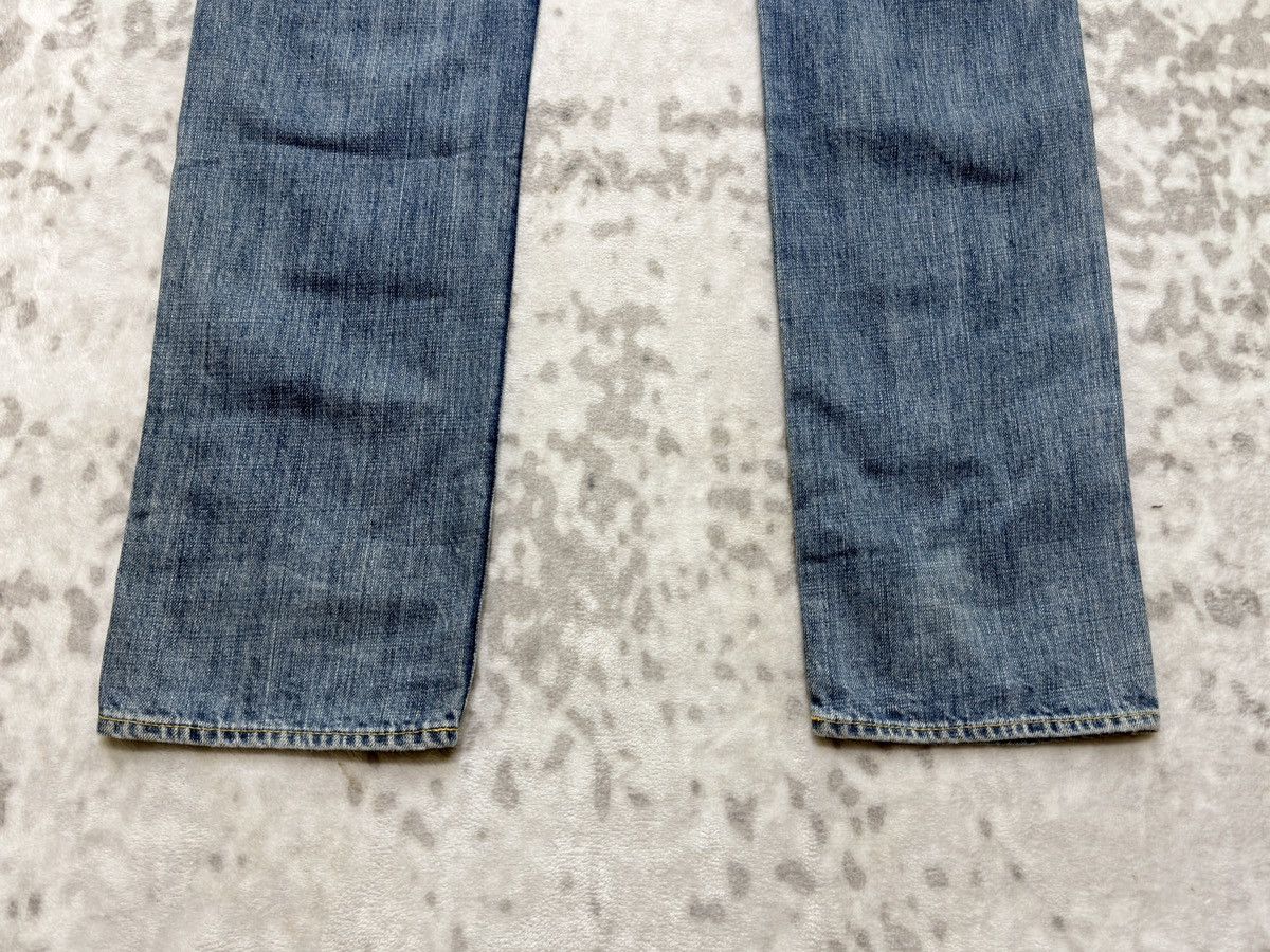 Hysteric Glamour Vintage Back Number Bush Pants Light Wash Straight Leg Denim Size US 32 / EU 48 - 13 Thumbnail
