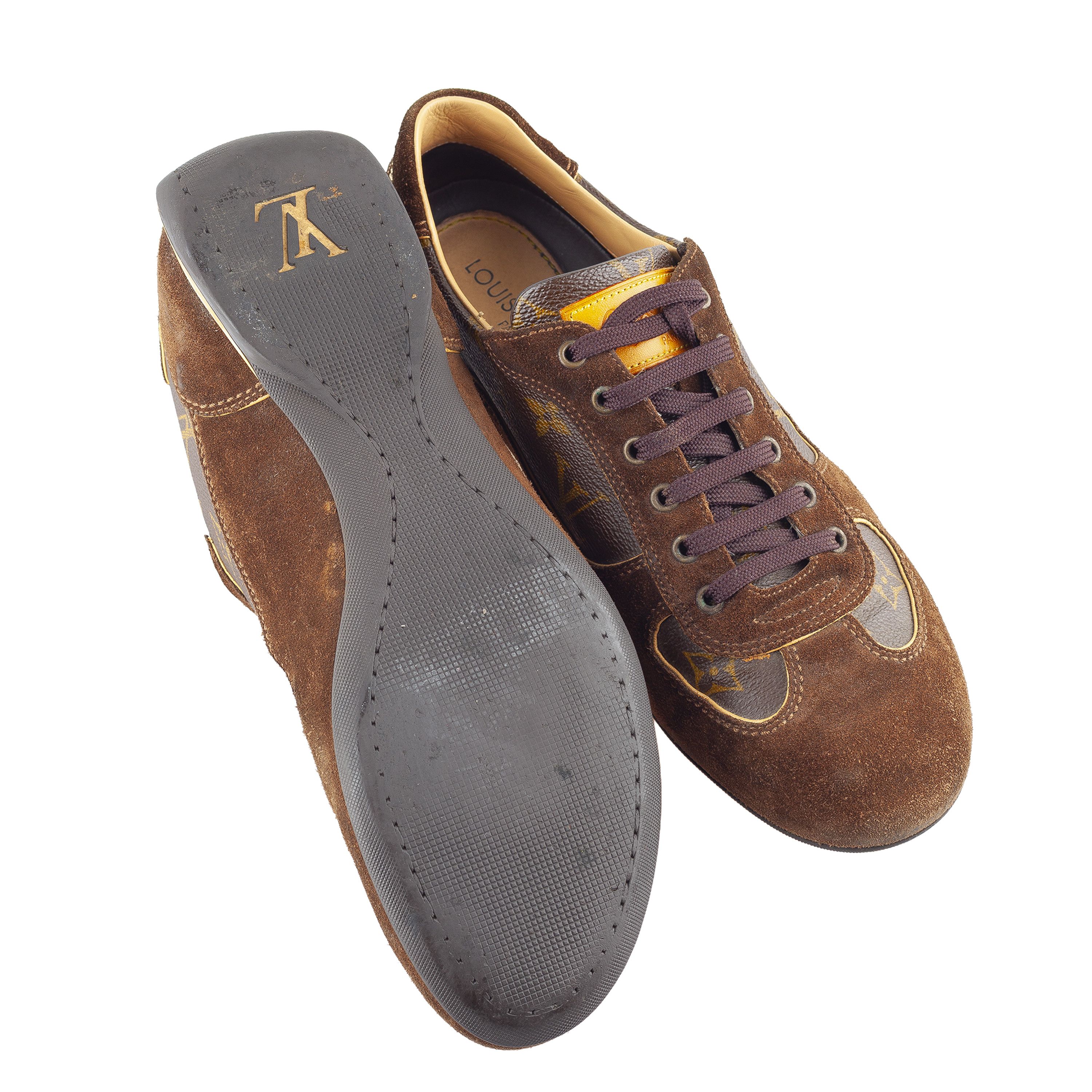 Louis Vuitton Brown Monogram Canvas Energie Low Top Sneakers