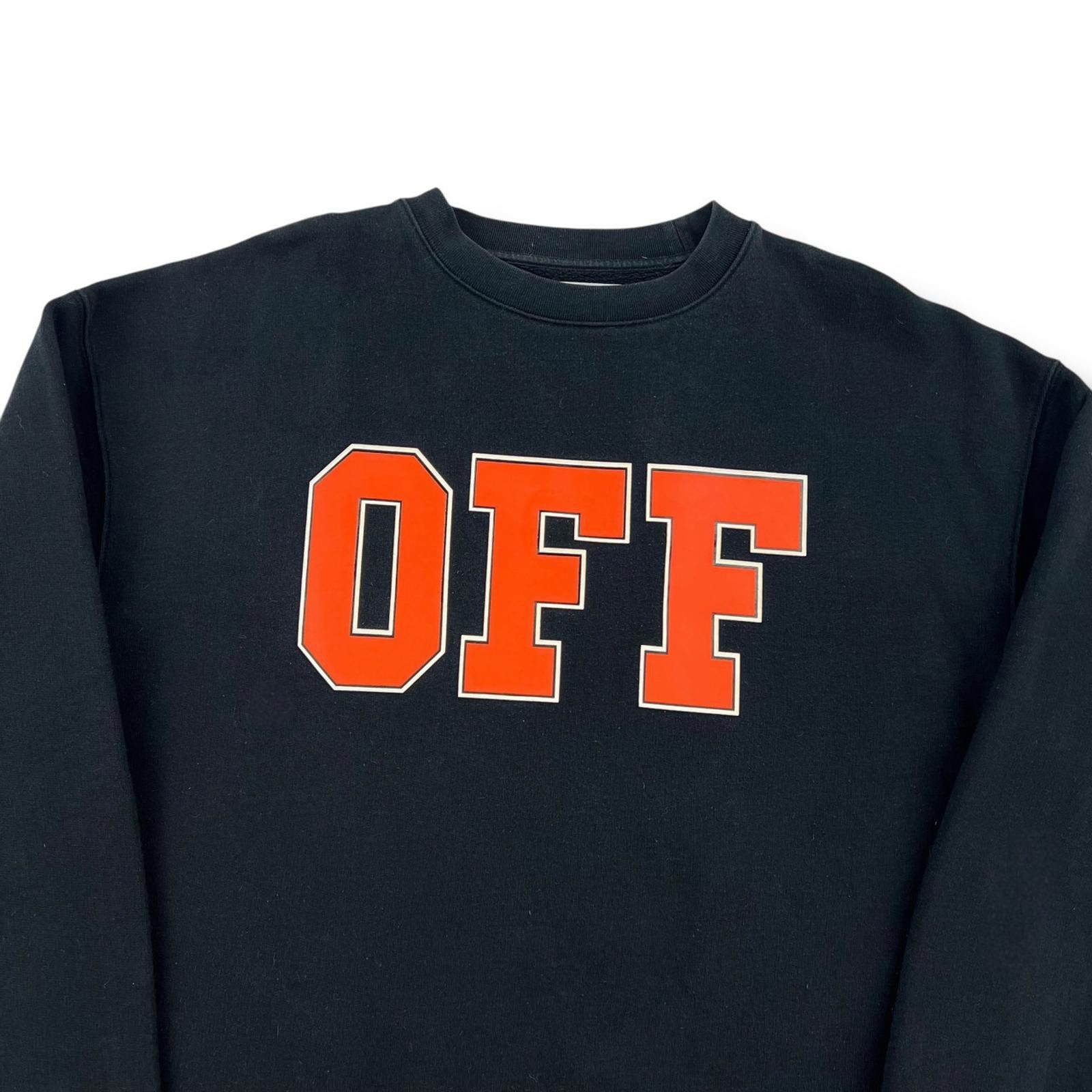 Off-White Off-White Off Orange Font Sweatshirt Size US M / EU 48-50 / 2 - 1 Thumbnail