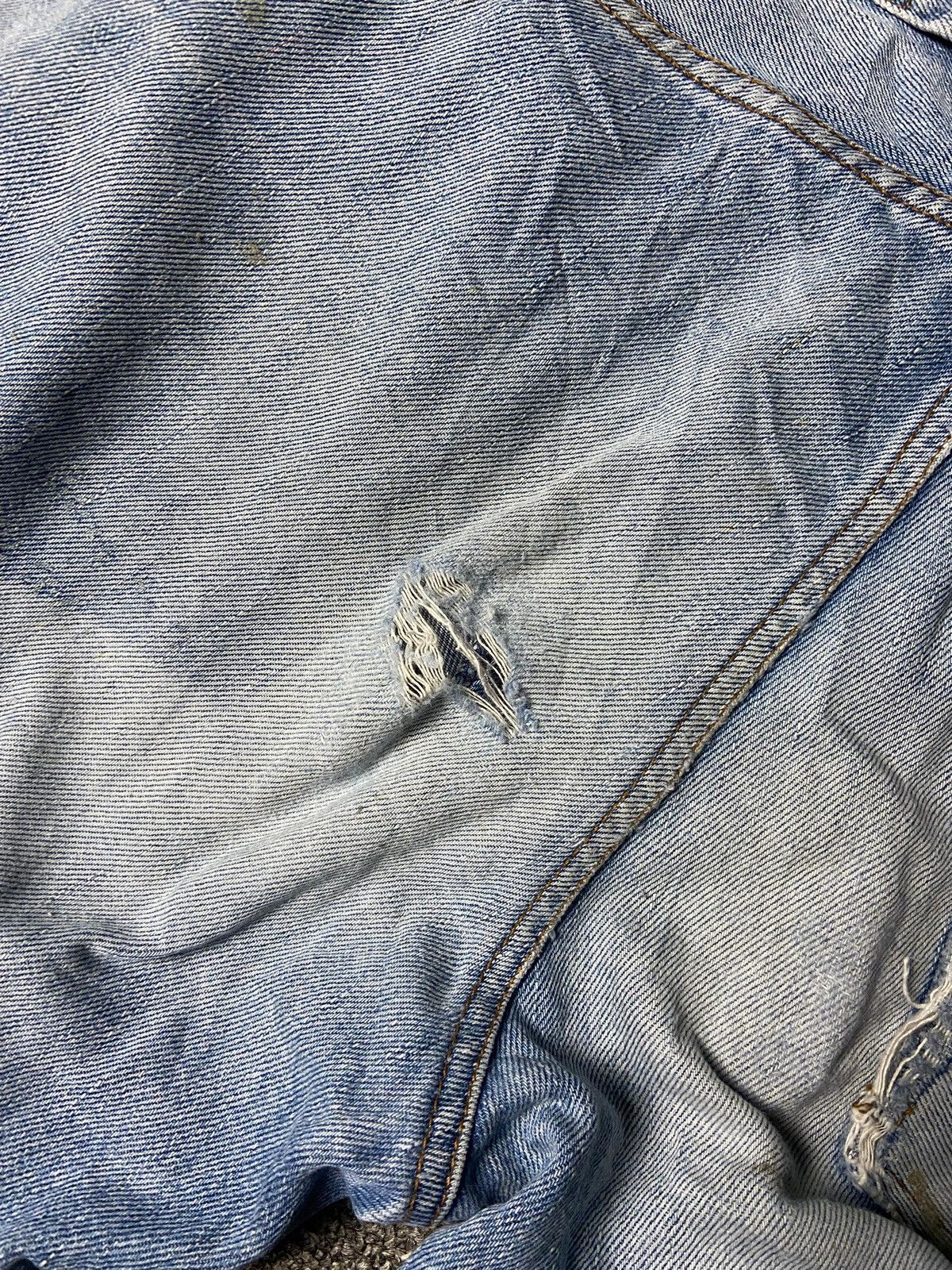 In The Attic In The Attic Distressed Denim Ripped Jeans (162) Size US 33 - 10 Thumbnail