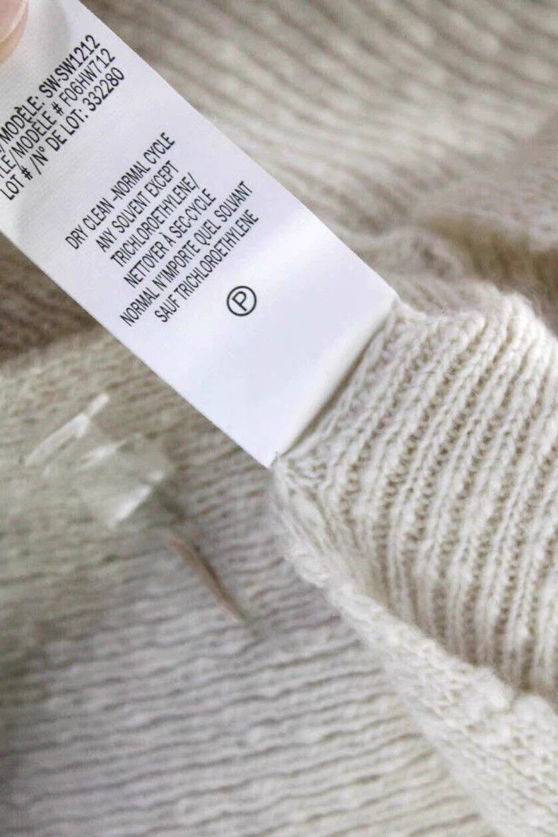 Helmut Lang Helmut Lang size 0SIvory pure cashmere V-neck pullover swea Size ONE SIZE - 6 Thumbnail