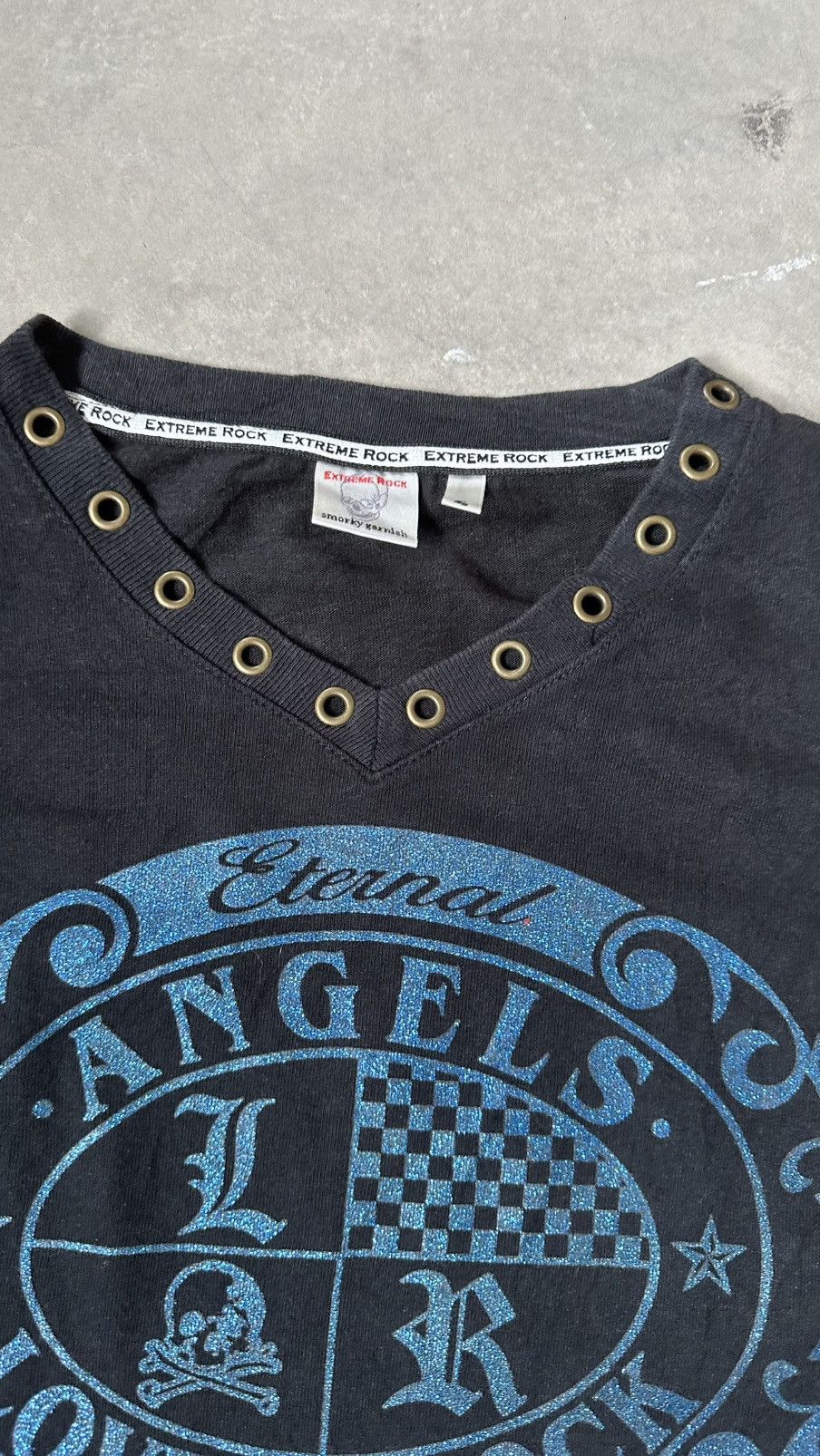 Japanese Brand SMORKY GARNISH LOVERS ROCK EXTREME ROCK TEE Size US M / EU 48-50 / 2 - 6 Thumbnail