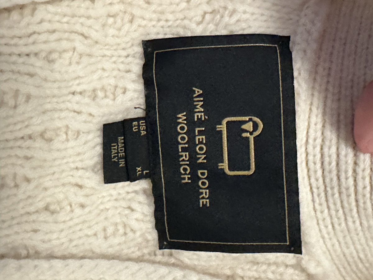 Aime Leon Dore X Woolrich Cable Knit Cardigan