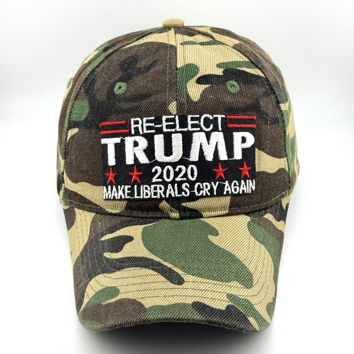 Donald Trump Make Liberals Cry Again Camo Re-Elect Trump MAGA 2020 Cap Size ONE SIZE - 2 Thumbnail