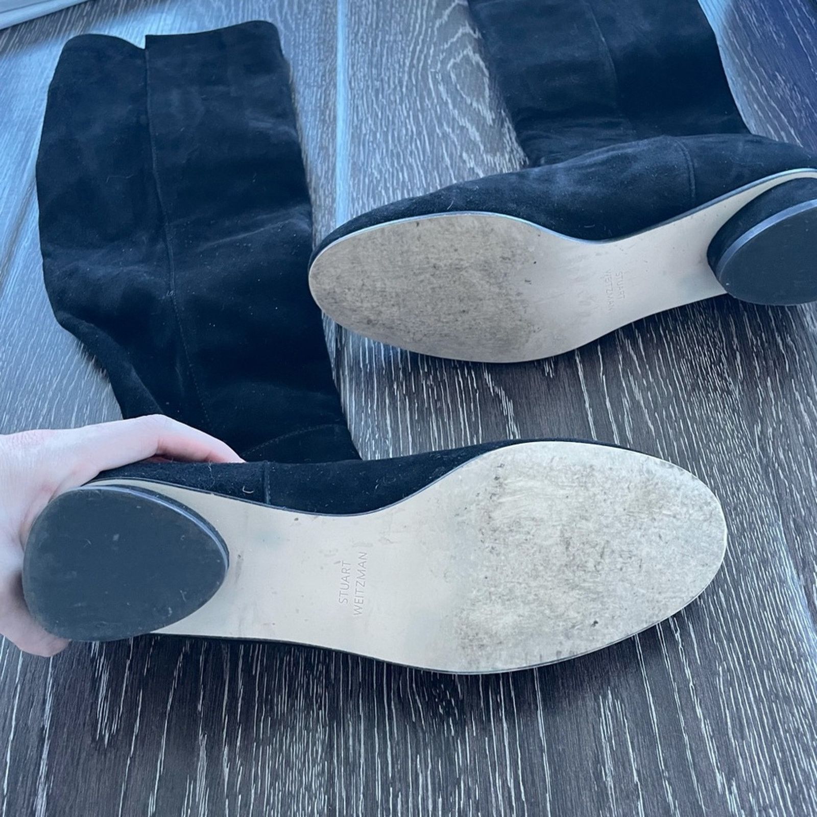 Stuart Weitzman STUART WEITZMAN ELOISE BOOTS BLACK SZ 8.5 Size US 8.5 / IT 38.5 - 5 Thumbnail