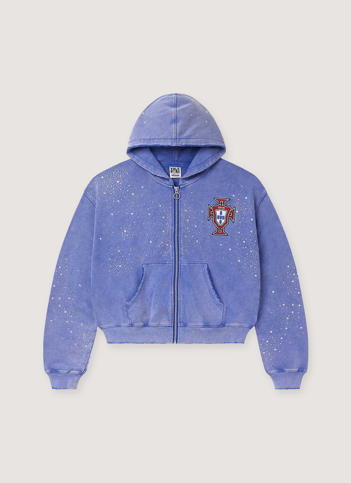 Vale Forever Clustered Zip Up Sweatshirt Sea Blue Size US L / EU 52-54 / 3 - 1 Thumbnail