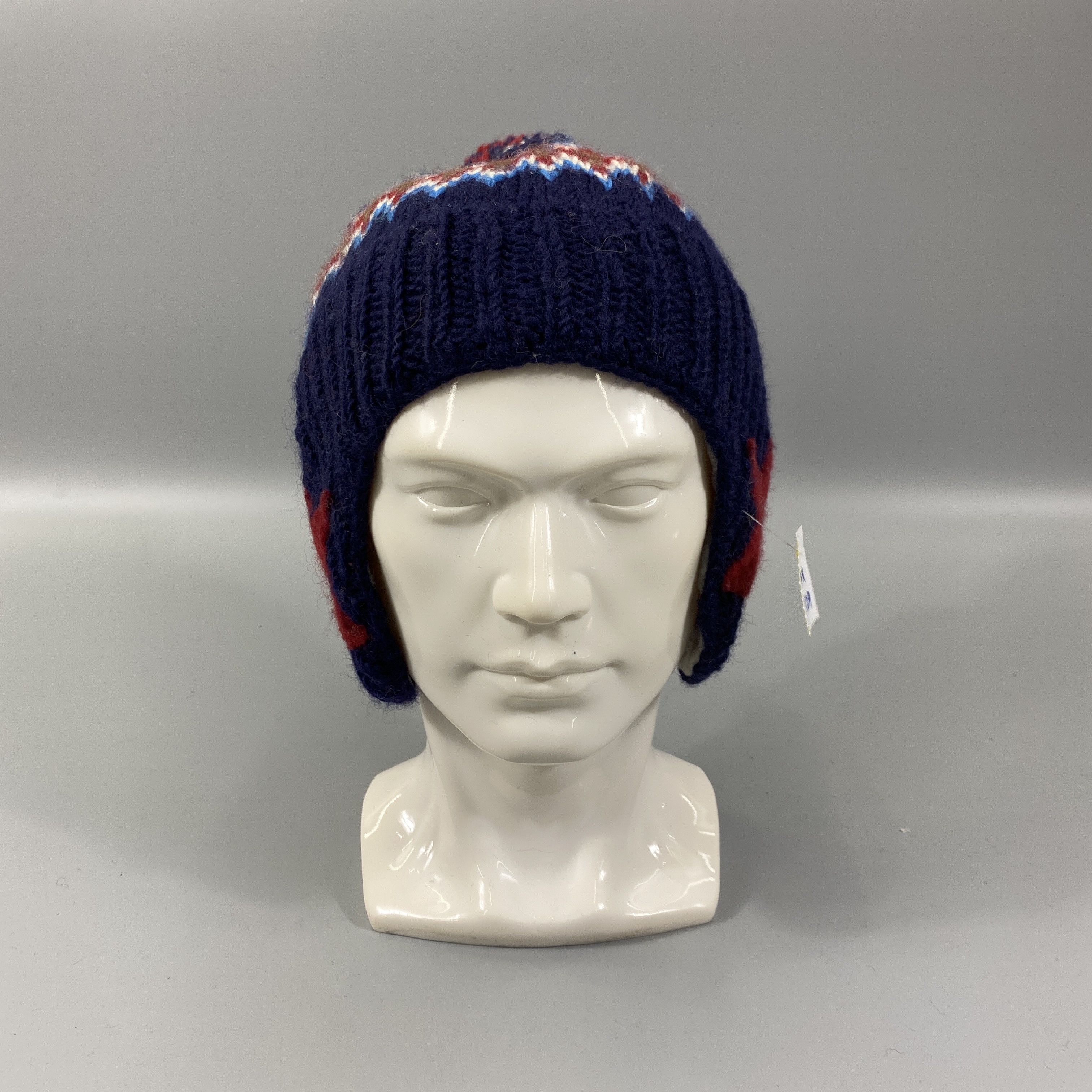 Japanese Brand Daddy Oh Daddy Ear Flap Beanie Hats-BN1129 Size ONE SIZE - 2 Thumbnail