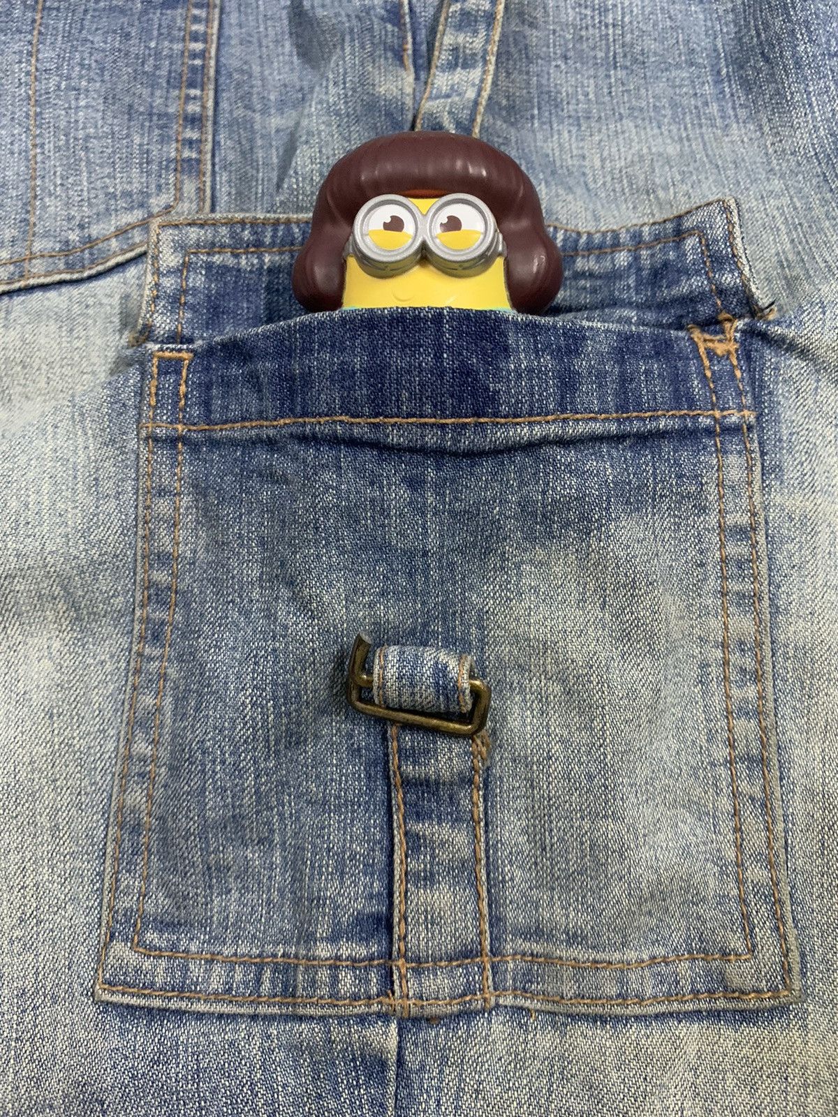 Hysteric Glamour Vintage Japanese Brand Flare Bell Bottom Ripped Cargo Jeans Size US 32 / EU 48 - 12 Thumbnail