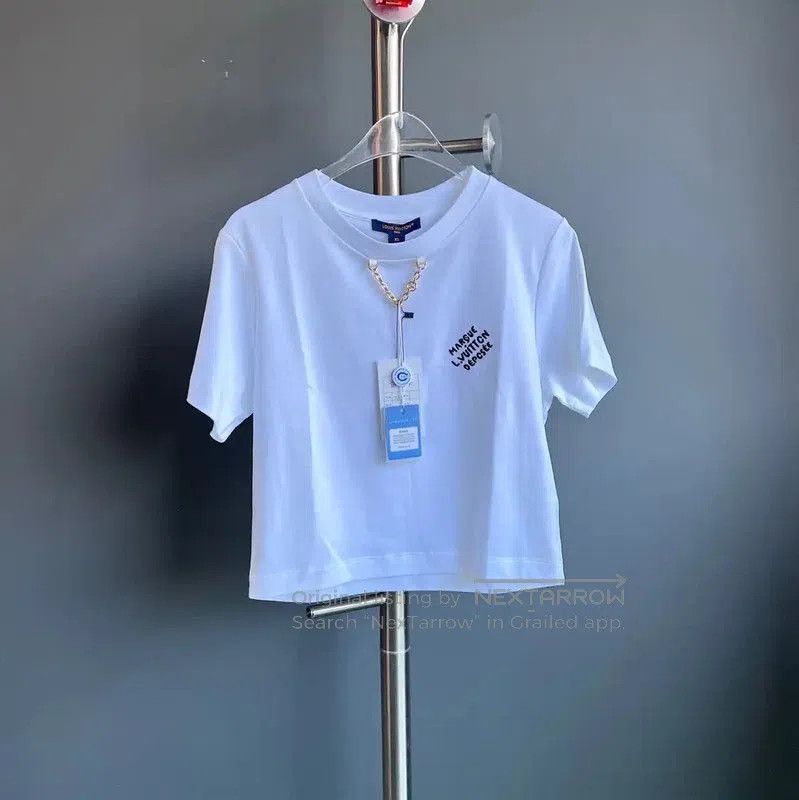 Louis Vuitton Louis Vuitton Women's White Cotton T. Size XS / US 0-2 / IT 36-38 - 2 Thumbnail