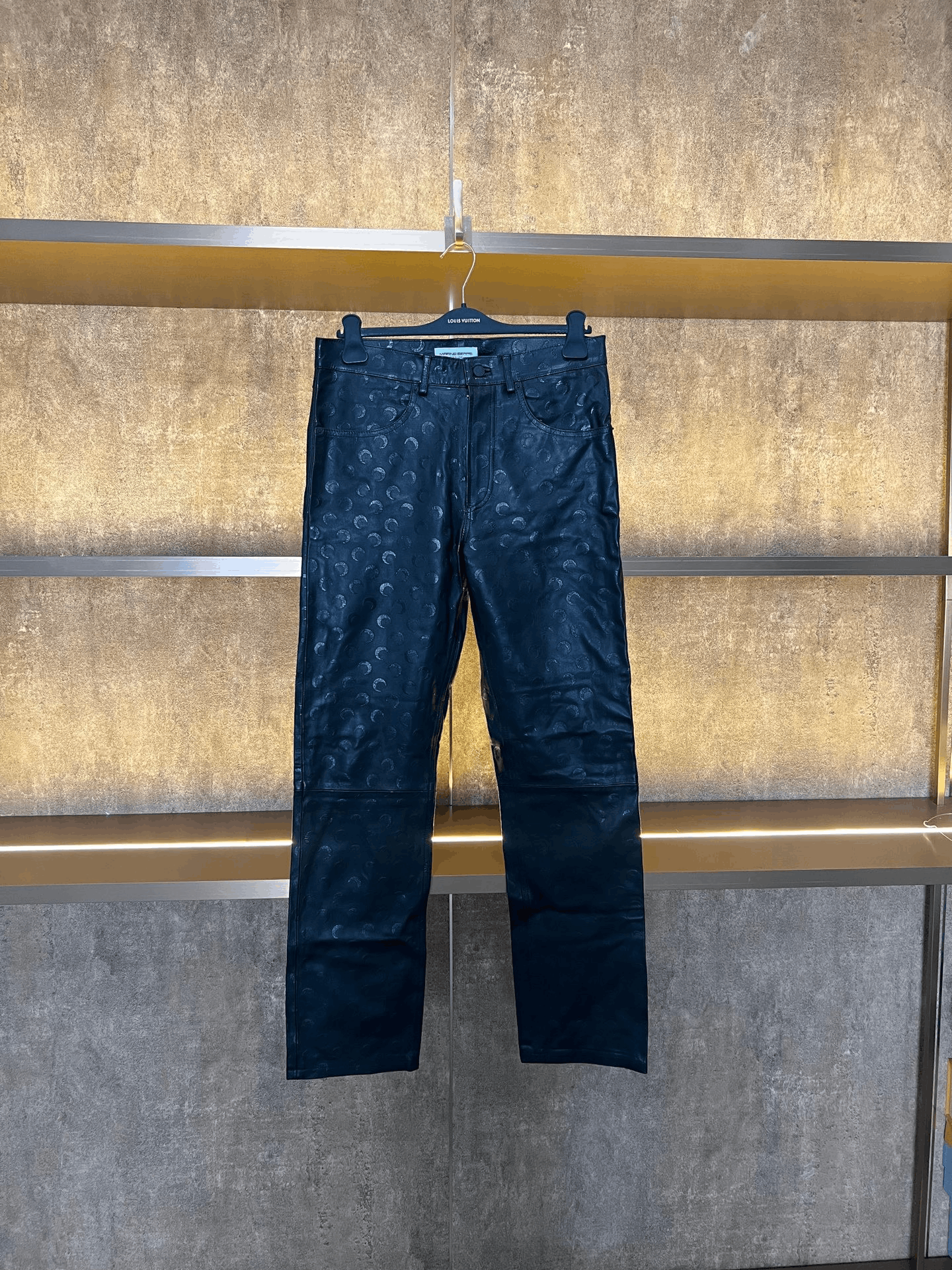 Marine Serre Marine Serre Leather Pants 28 Women Size 28" / US 6 / IT 42 - 1 Thumbnail