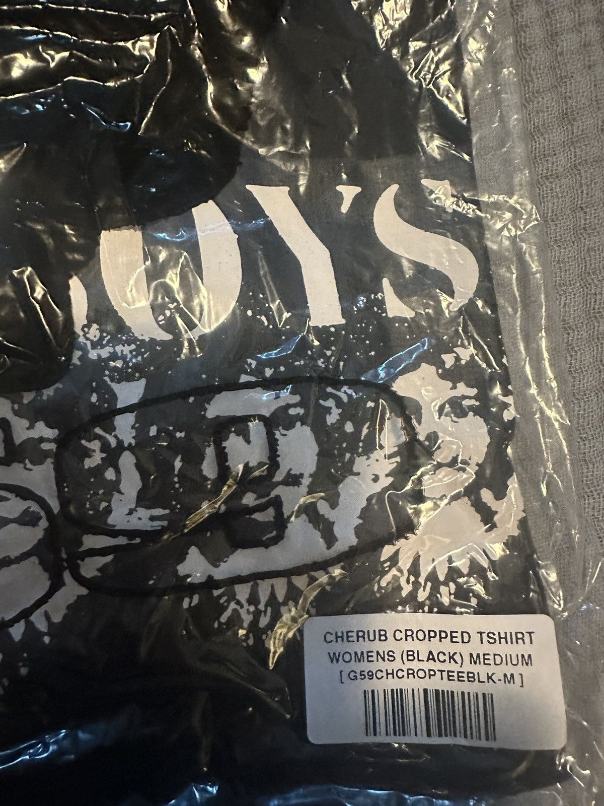 G59 Records $uicideboy$ G59 Cherub black cropped tee Size US M / EU 48-50 / 2 - 7 Thumbnail