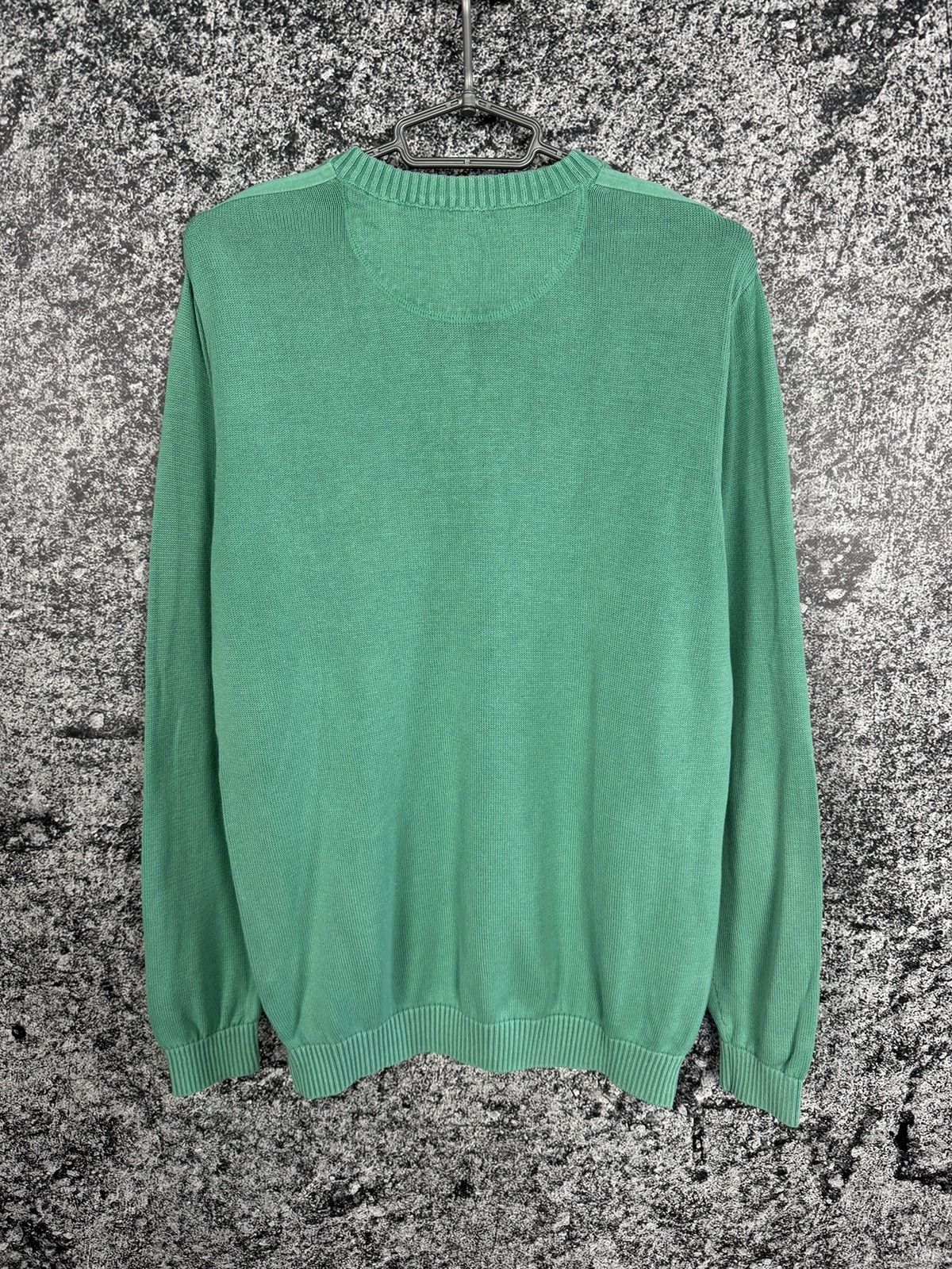 Lacoste Men’s Lacoste Vintage Washed V-Neck Sweater Pullover Size 5 Size US L / EU 52-54 / 3 - 12 Thumbnail