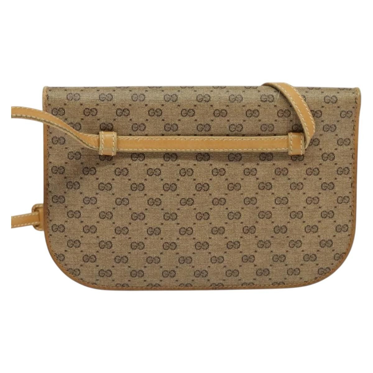 Gucci GUCCI Micro GG Supreme Shoulder Bag Pvc Beige Gold Size ONE SIZE - 3 Thumbnail