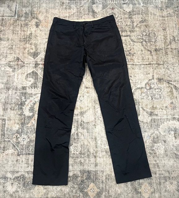 Dries Van Noten Dries Van Noten Black Cotton–Polyamide Trousers (Size 48) Size US 32 / EU 48 - 1 Thumbnail