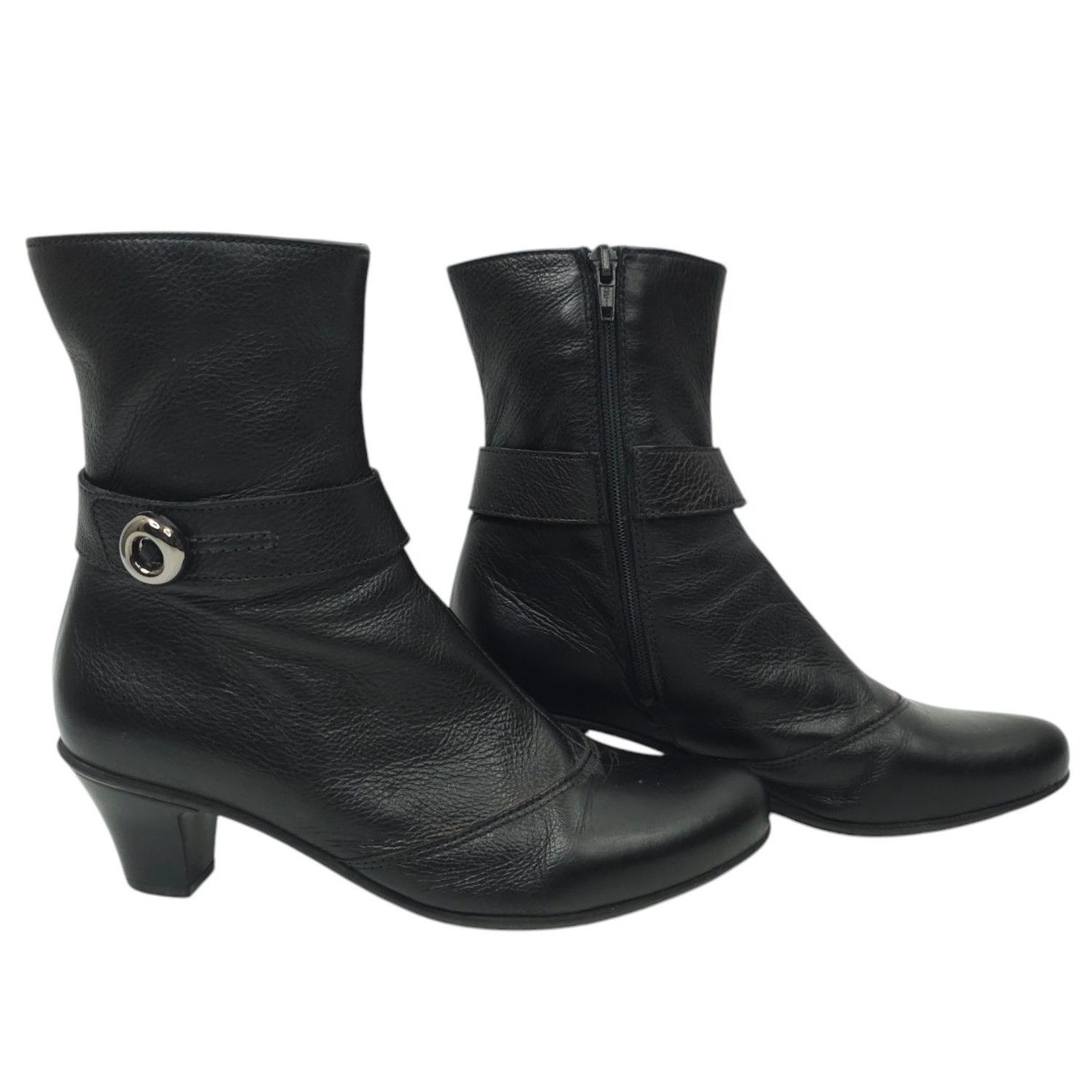 Other La Canadienne Ankle Boot Womens Size 7.5 M Side Zip Black Size US 7.5 / IT 37.5 - 2 Thumbnail