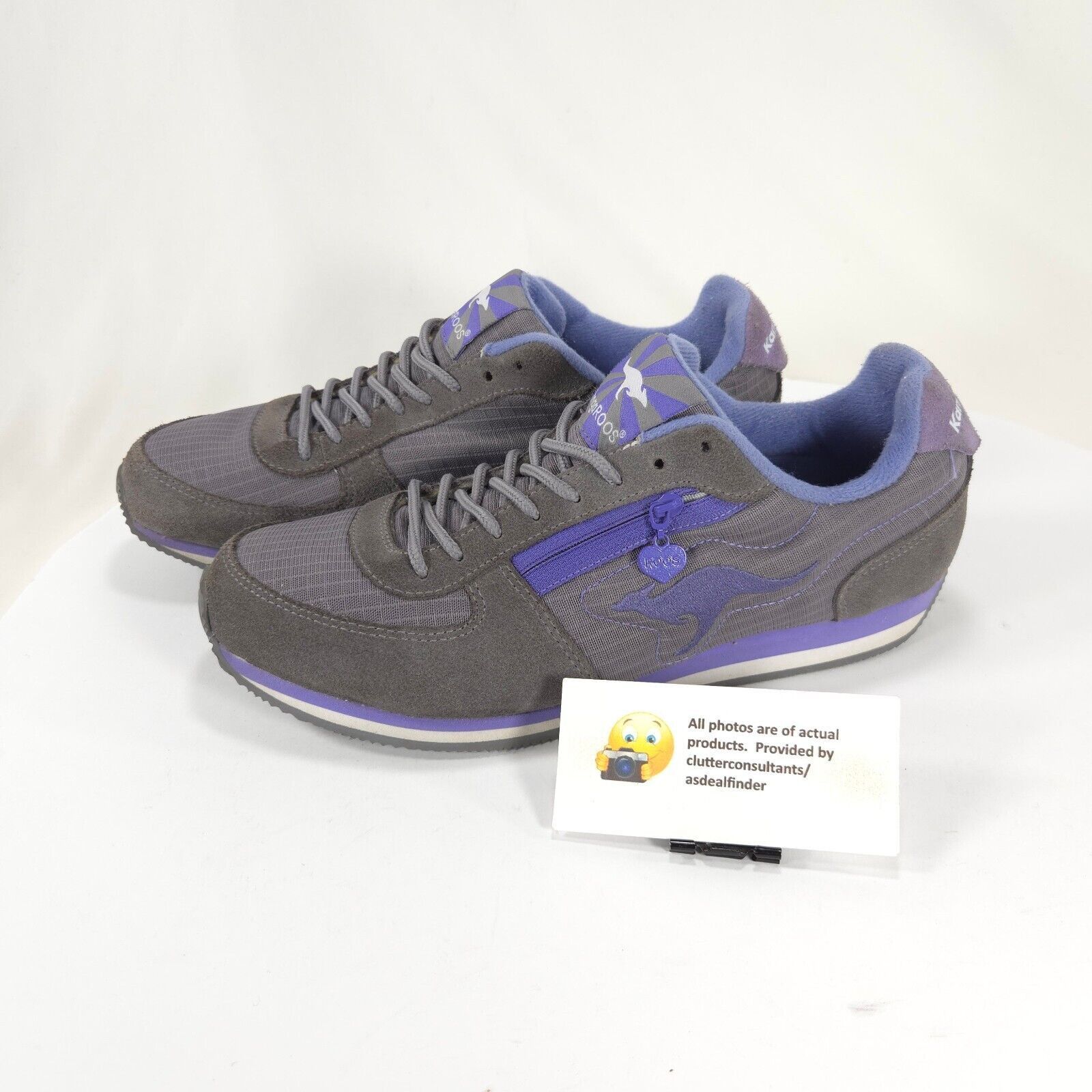 KangaROOS KangaROOS Lace Up Shoe Women Size 9 9ALU0059W-2005 Gray Blue Size US 9 / IT 39 - 1 Thumbnail