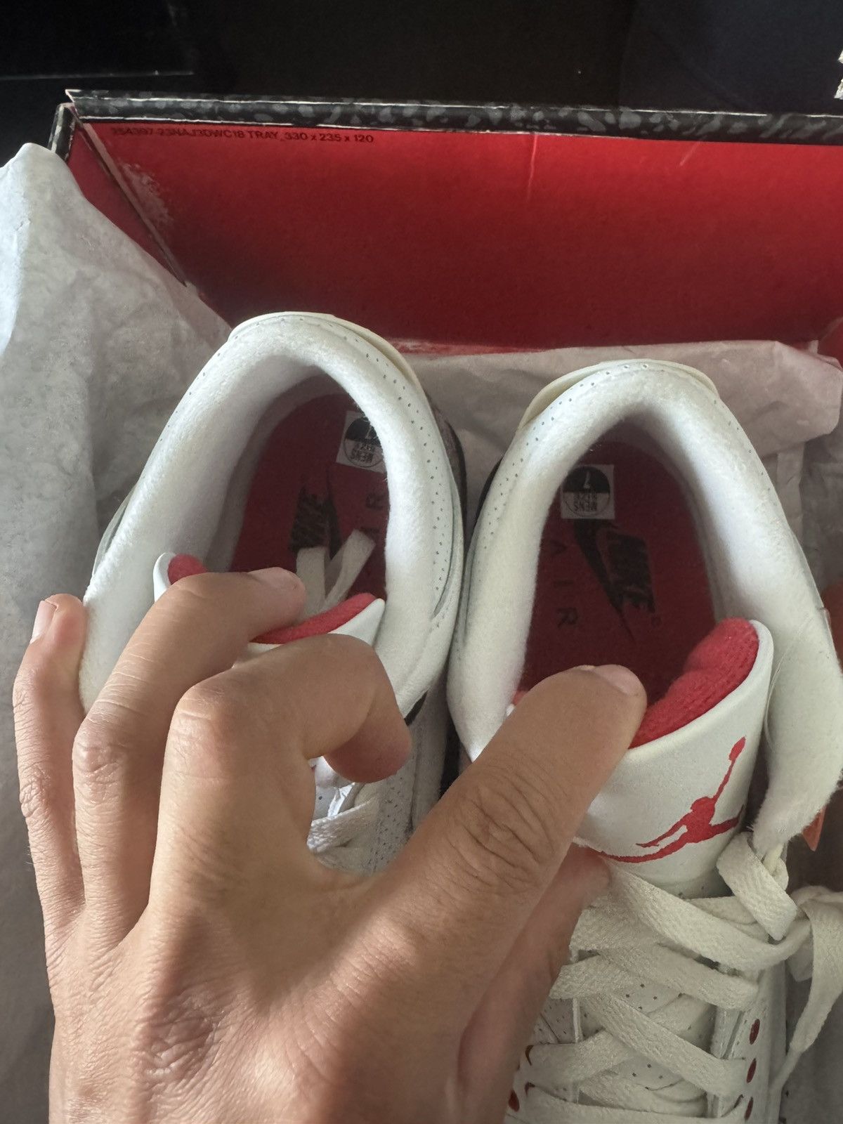 Nike Jordan 3 Retro White Cement Reimagined Size US 7 / EU 40 - 5 Thumbnail