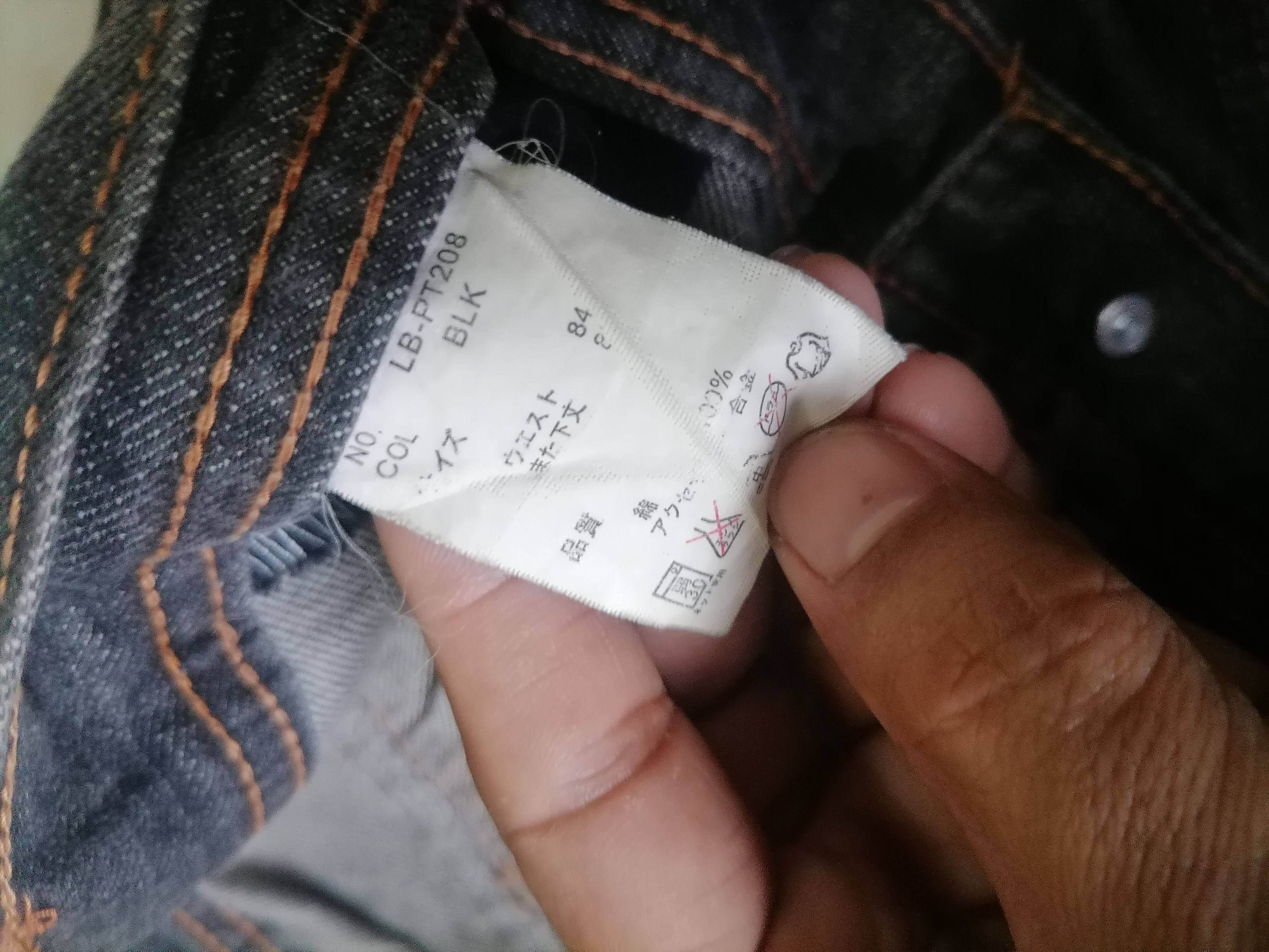 LOWBOX Lowbox Original Design Punk Style Jeans Size US 33 - 5 Thumbnail