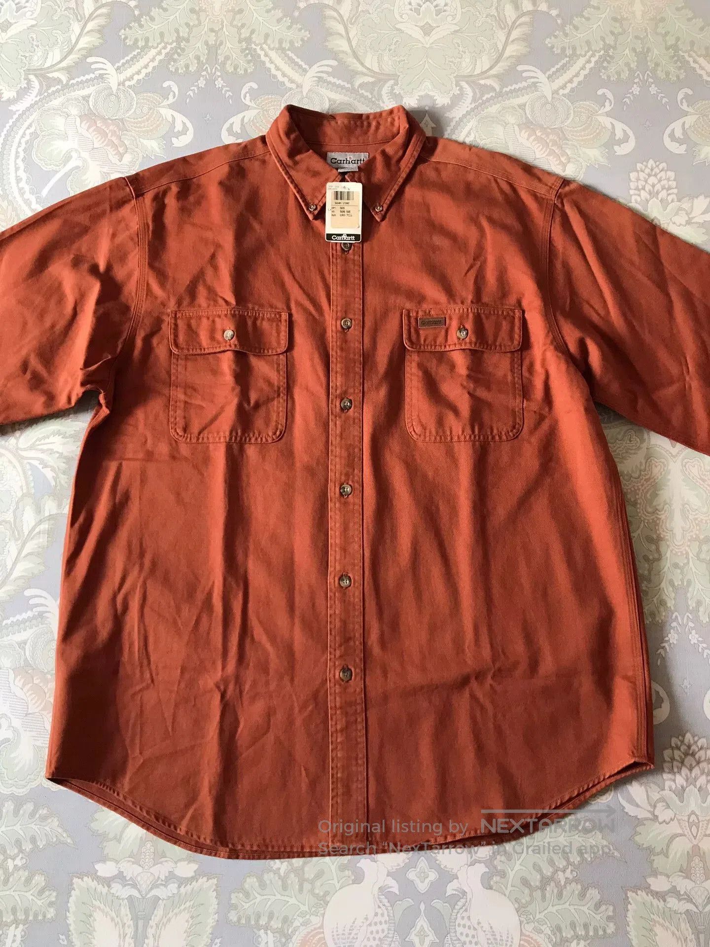 Carhartt Carhartt S09 SIE Red Work Shirt. Size US L / EU 52-54 / 3 - 3 Thumbnail