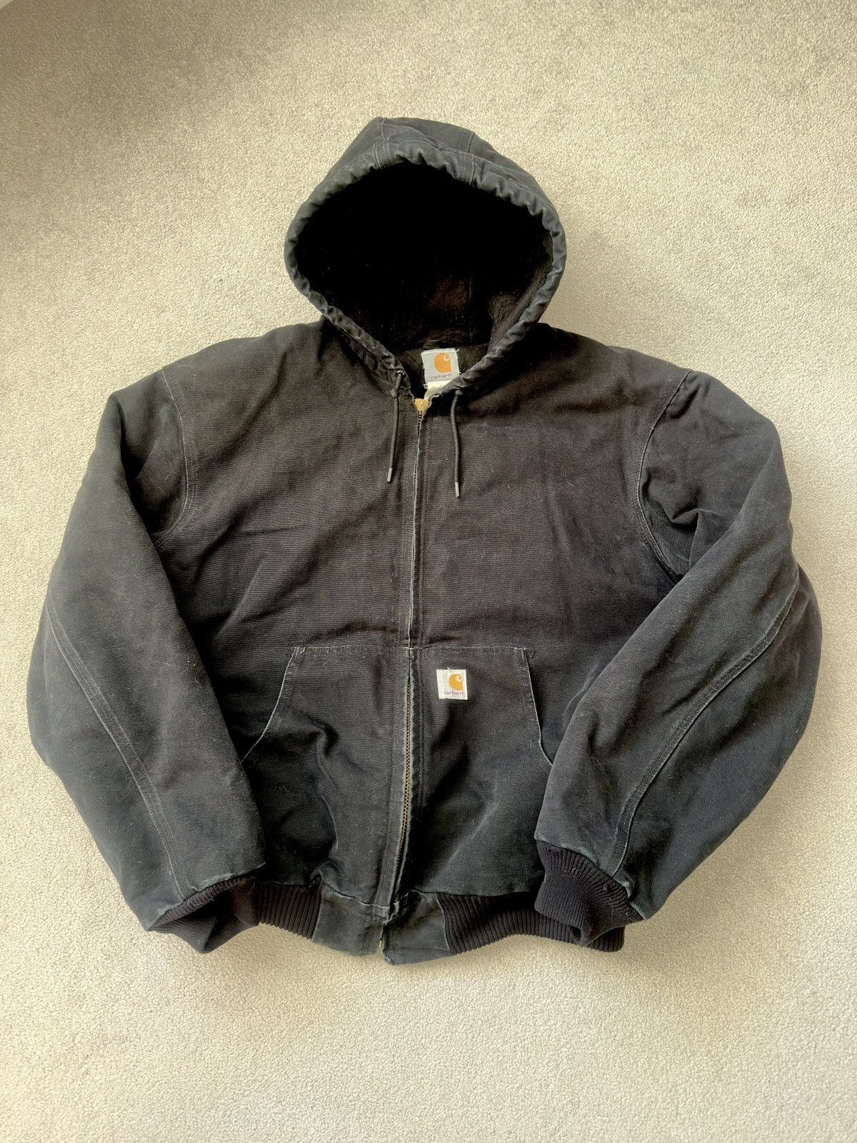 Carhartt Vintage 2000s Carhartt J140 BLK Active Jacket Size US XL / EU 56 / 4 - 1 Thumbnail