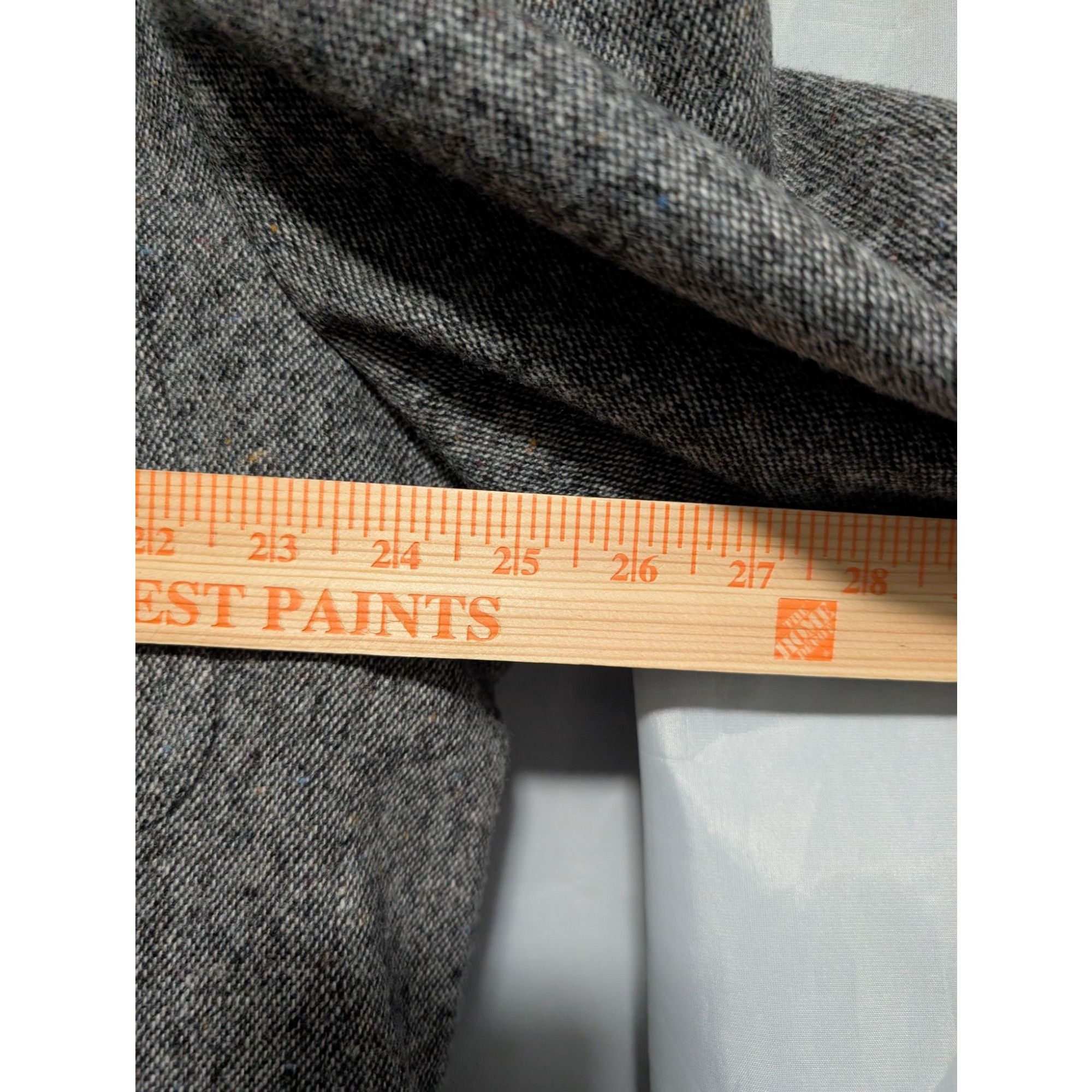 Stafford Vintage Stafford Wool Gray Blazer Elbow Patches Men Size 50R Size 50R - 3 Thumbnail