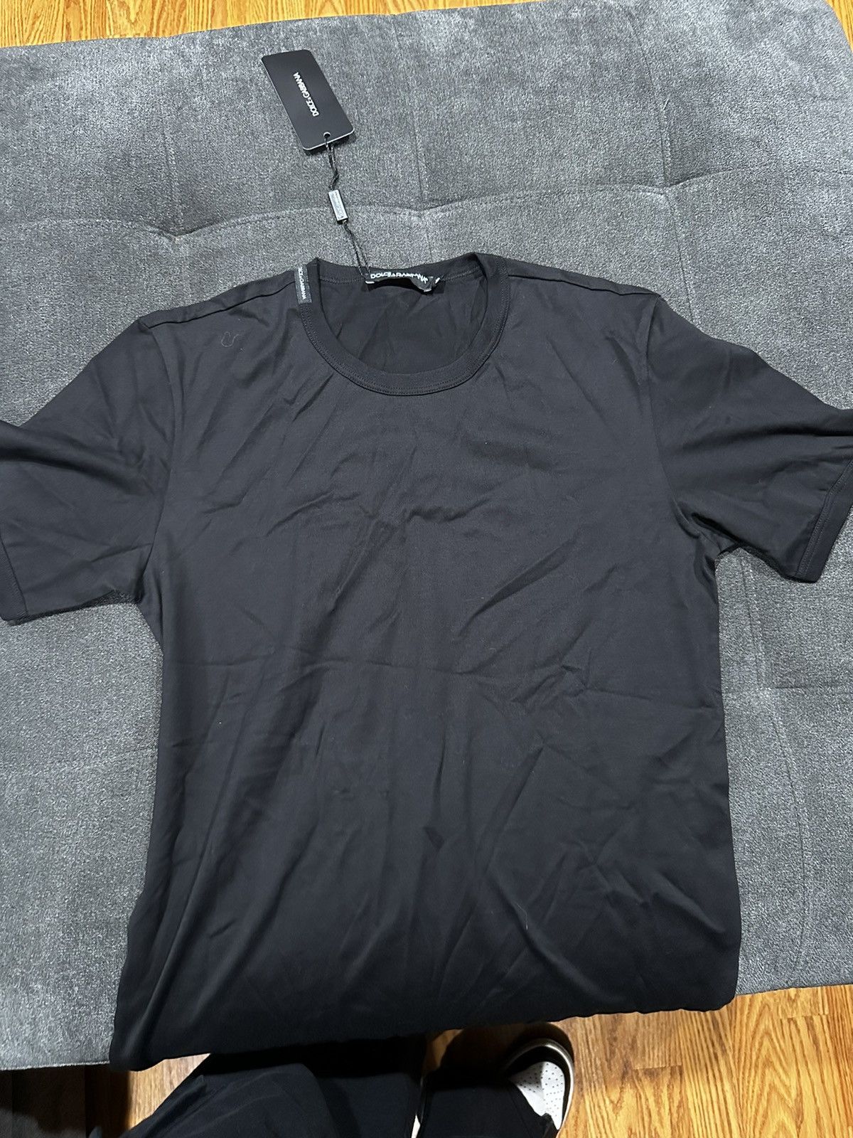 Dolce & Gabbana Dolce and Gabbana black tee Size US S / EU 44-46 / 1 - 1 Thumbnail