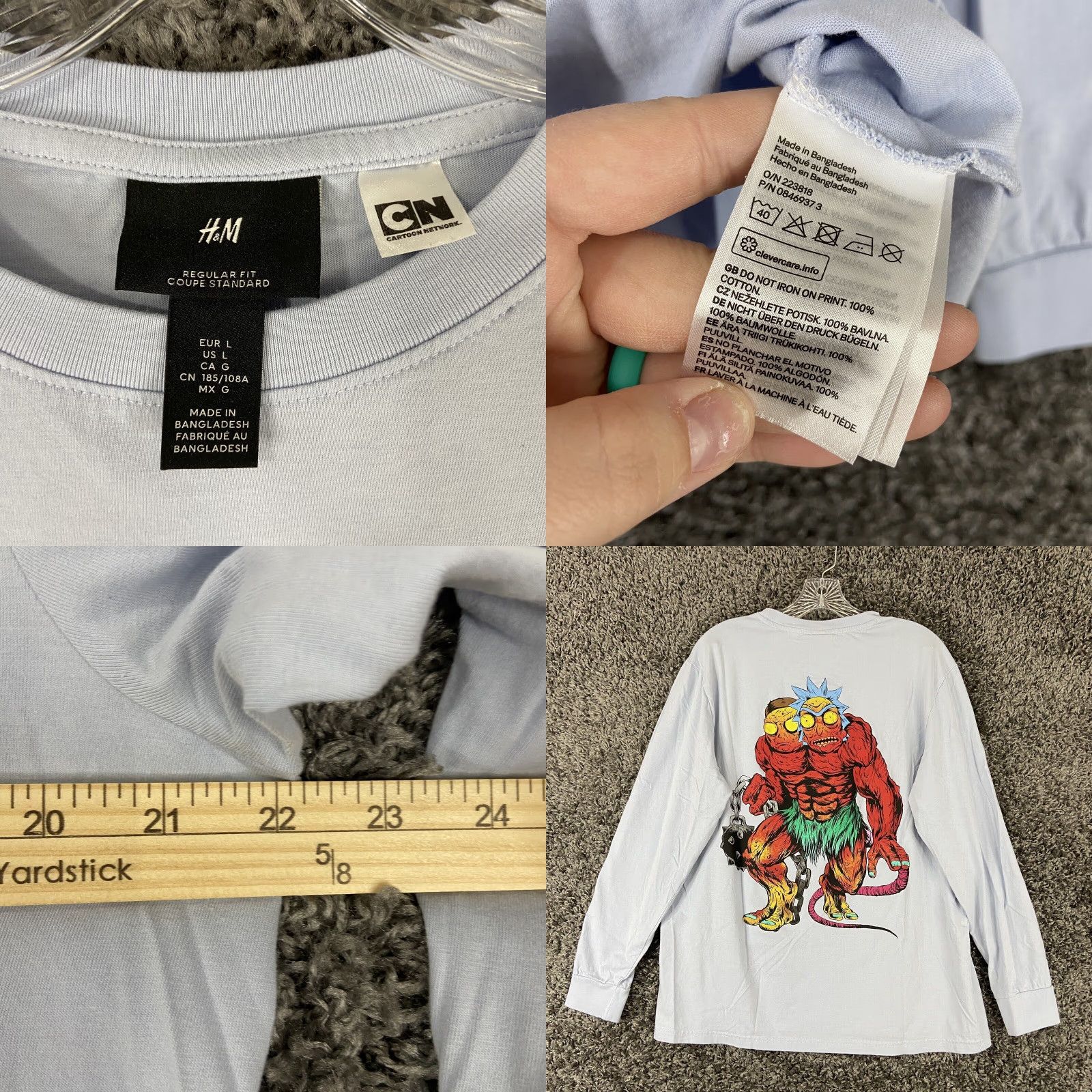 H&M H&M Men’s L Rick And Morty Multicolor Long Sleeve Graphic Tee User: H&M Men’s L Rick And Morty Multicolor Long Sleeve Graphic Tee Size US L / EU 52-54 / 3 - 8 Thumbnail
