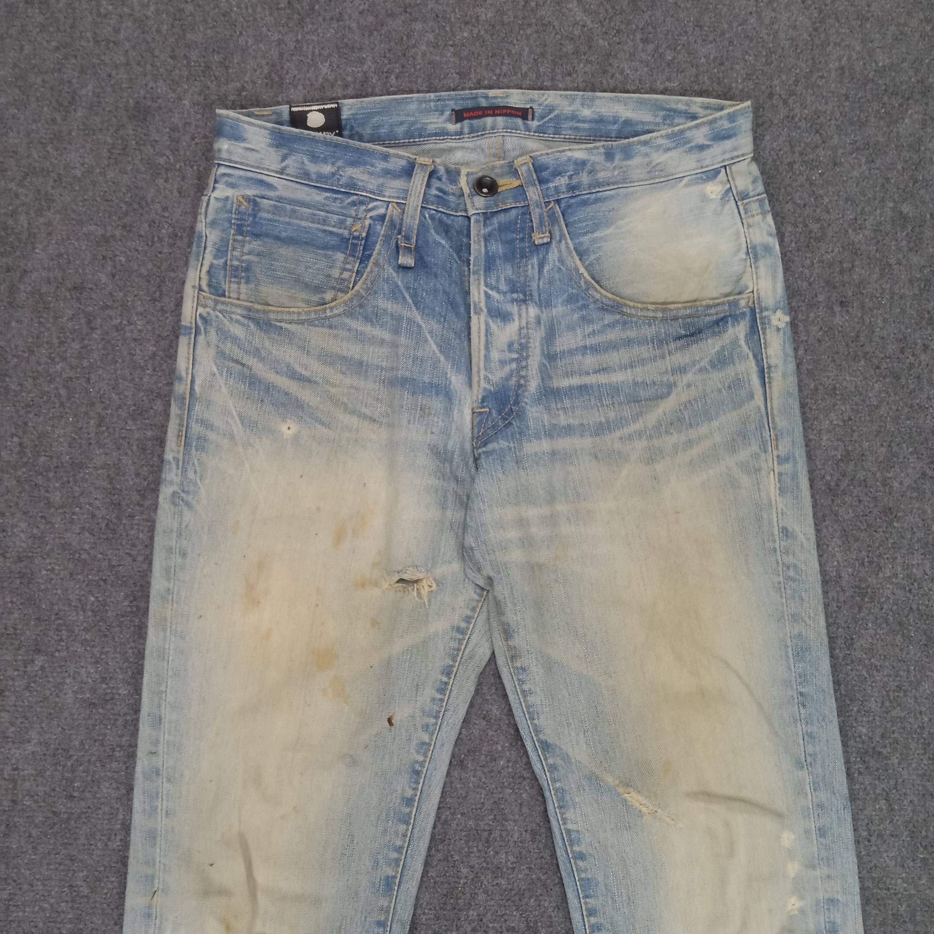 Japanese Brand Blue Way Japanese Brand Slim Fit Denim Jeans Size US 29 - 2 Thumbnail