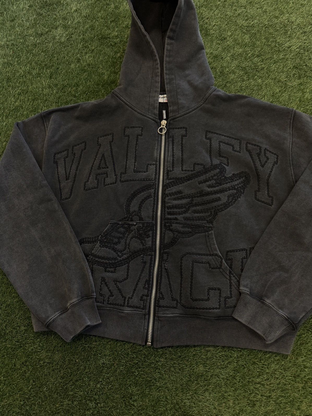 Vale Vale Zip Up Hoodie Black Size XL Brand New Size US XL / EU 56 / 4 - 3 Thumbnail