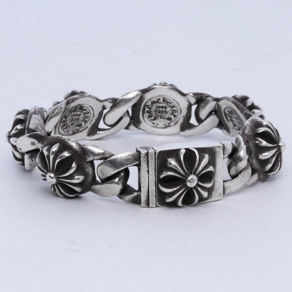 Chrome Hearts Chrome Hearts Cross Link bracelet | Grailed