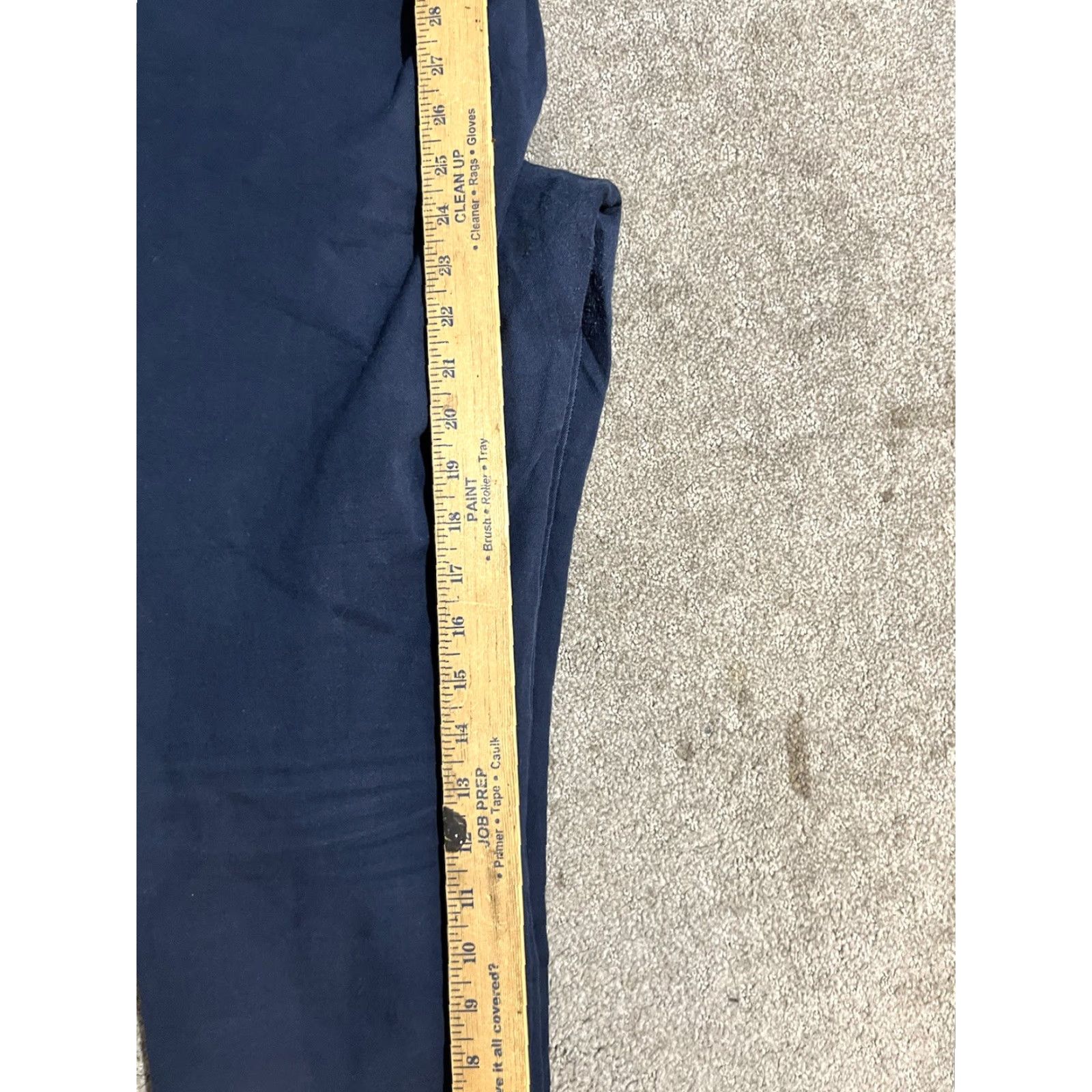 Old Navy Old Navy Pants Women Size 12 Navy Blue Pixie Crop Ankle Slim Pockets Mid Rise Cotton Blend Size 34" / US 12 / IT 48 - 7 Thumbnail