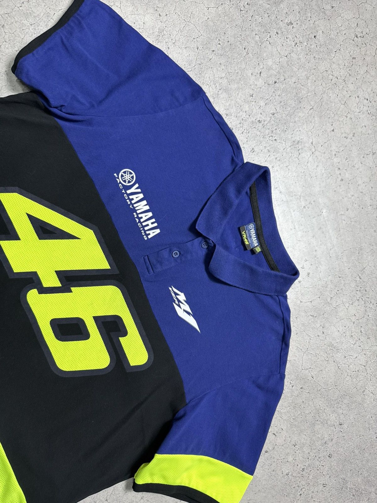 Yamaha Yamaha 46 Vintage Racing Polo Shirt Big Logo Size XXL Size US XXL / EU 58 / 5 - 4 Thumbnail