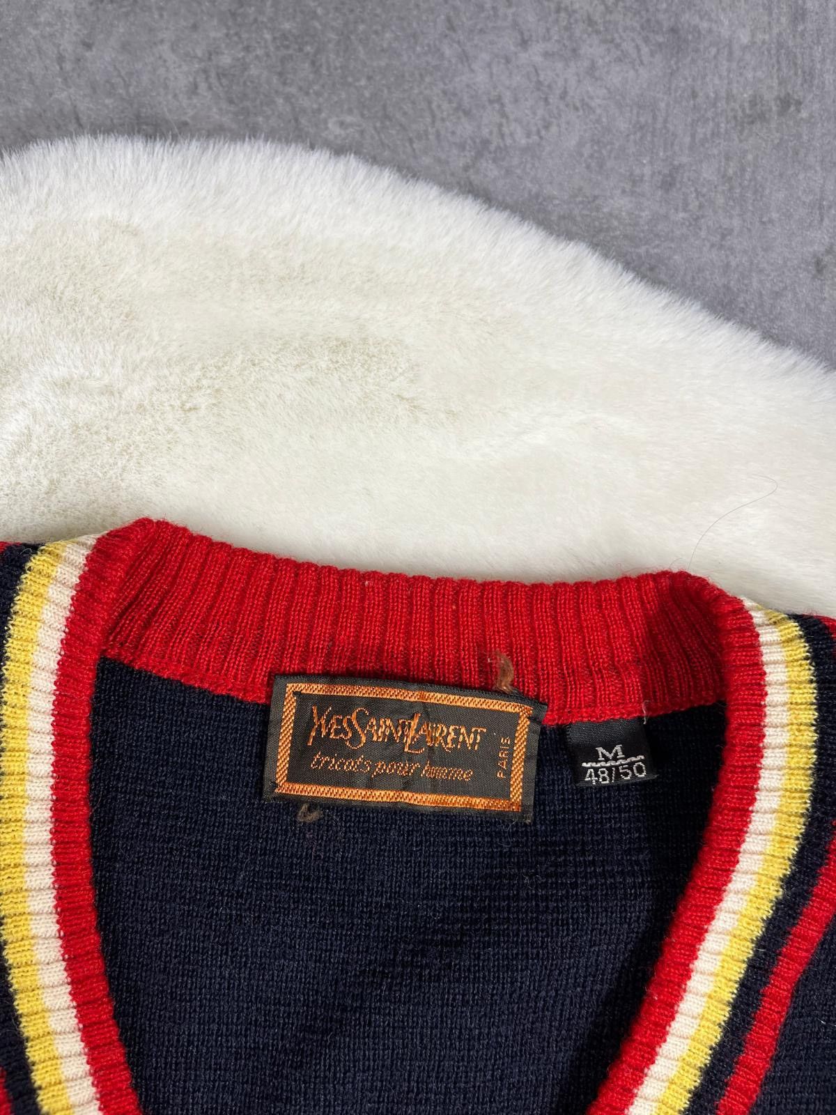 Vintage × Yves Saint Laurent Yves Saint Laurent Wool Jumper Vintage YSL France Paris Size US M / EU 48-50 / 2 - 6 Thumbnail