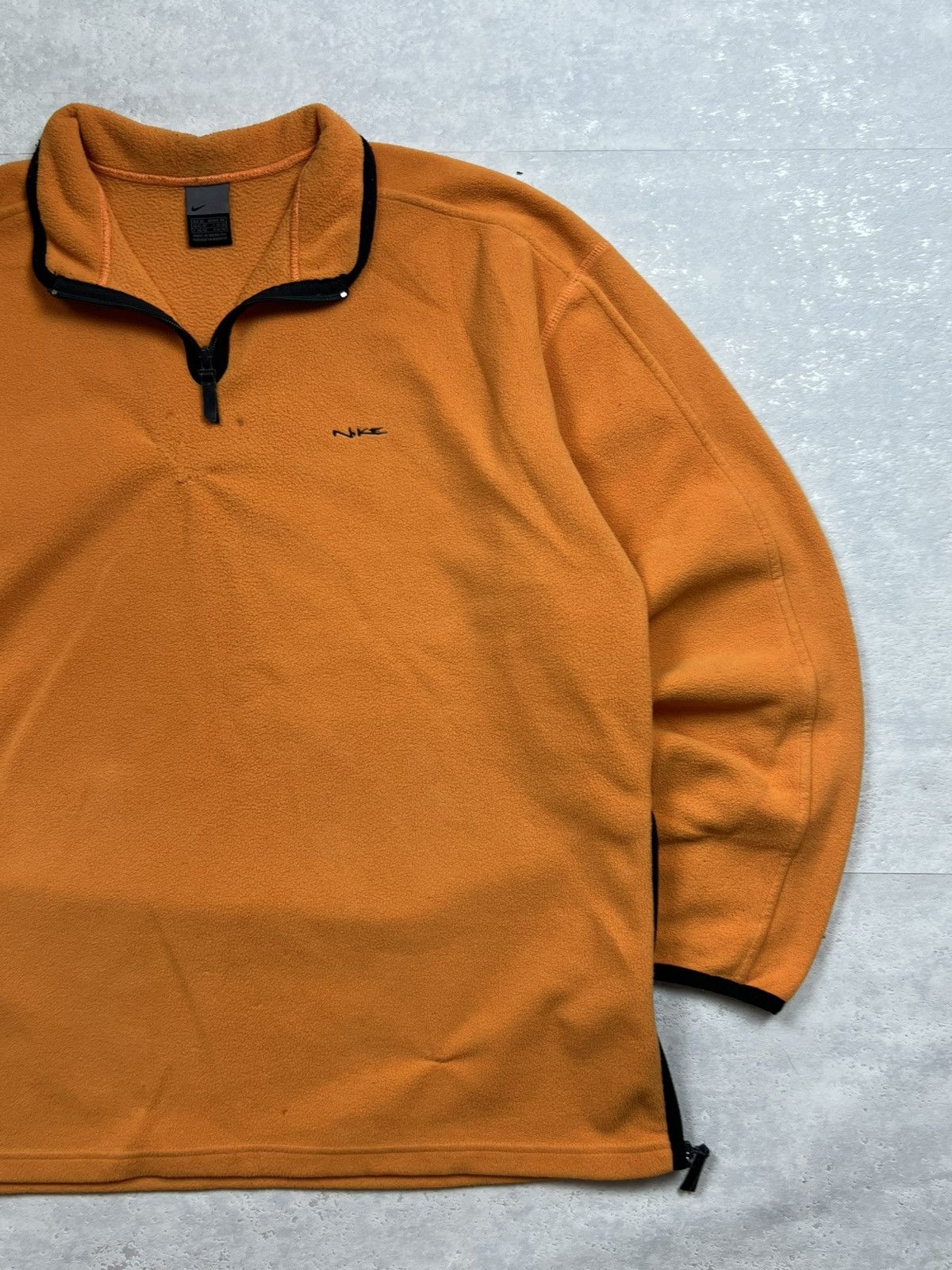 Nike 90s Nike Embroidered Logo Vintage Y2K 1/4 Zip Fleece Jacket Size US XL / EU 56 / 4 - 3 Thumbnail