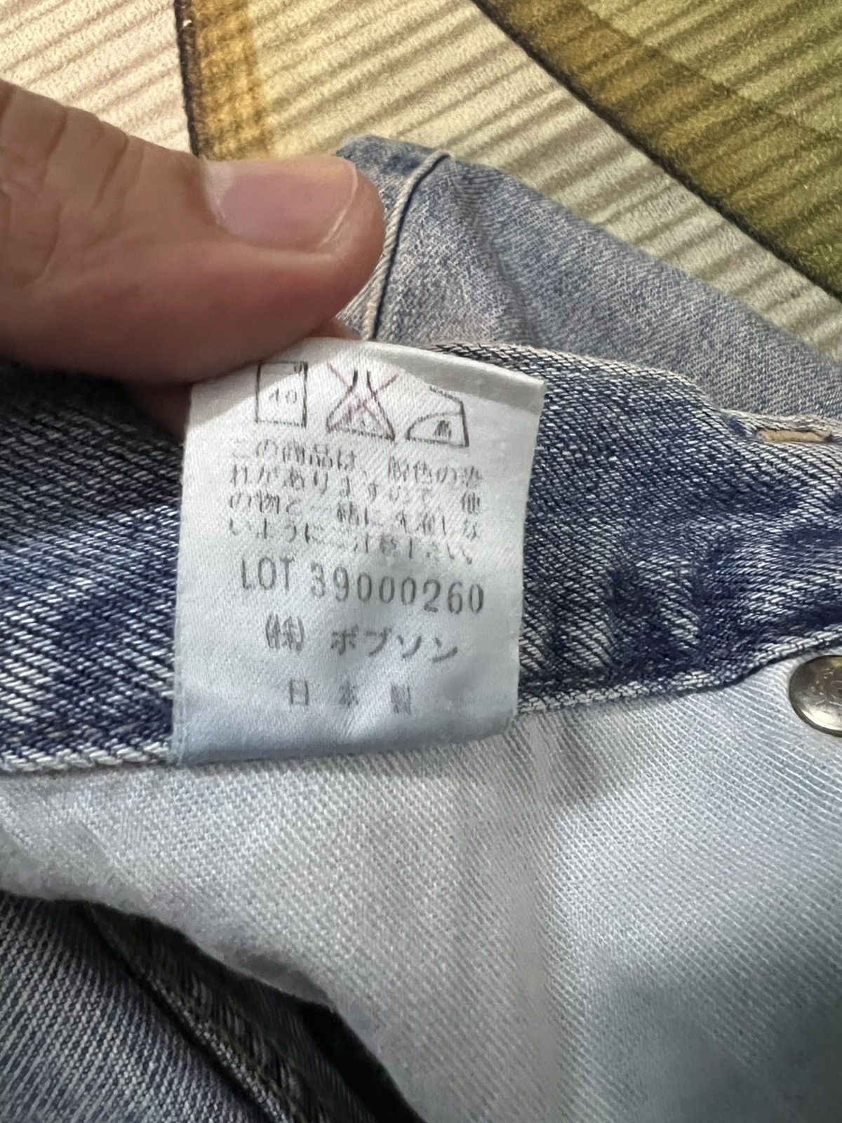 Japanese Brand 💥90’s Vintage Bobson Pro Distress Light Wash Jean Size US 28 / EU 44 - 20 Thumbnail