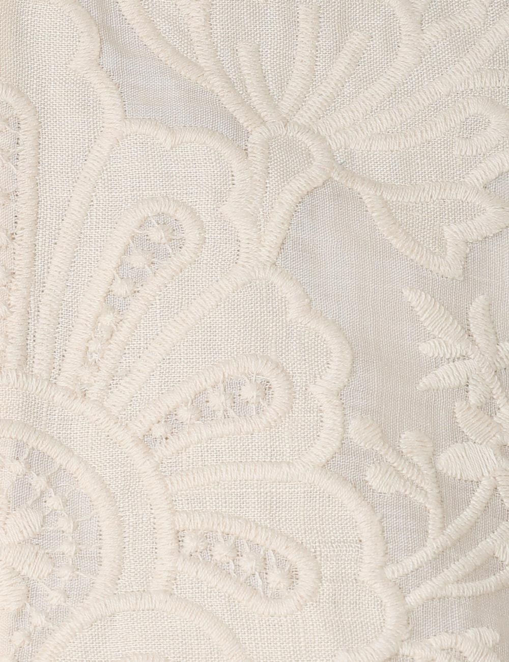 Zimmermann oc11z0525 Ottie Embroidered Blouse in Cream Size XS / US 0-2 / IT 36-38 - 6 Thumbnail