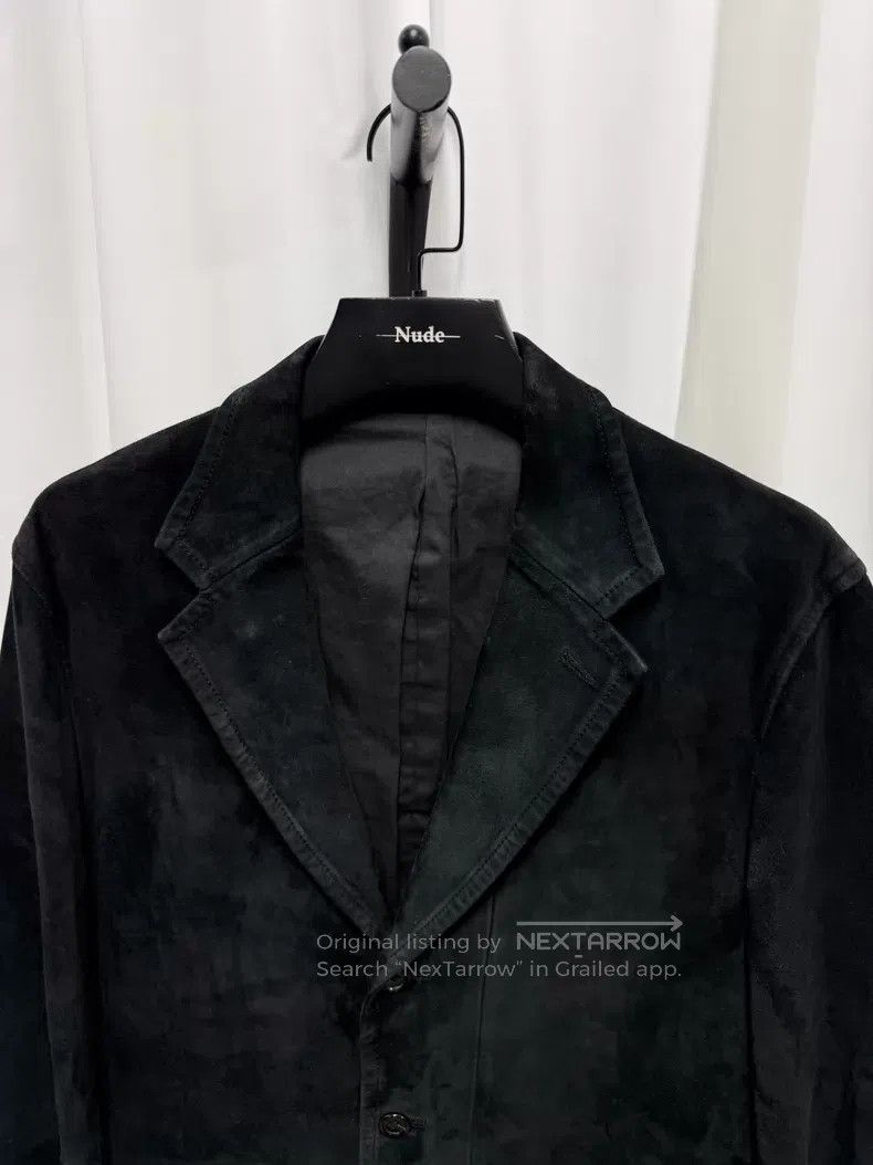Yohji Yamamoto Yohji Yamamoto Suede leather blazer jacket Size US L / EU 52-54 / 3 - 4 Thumbnail