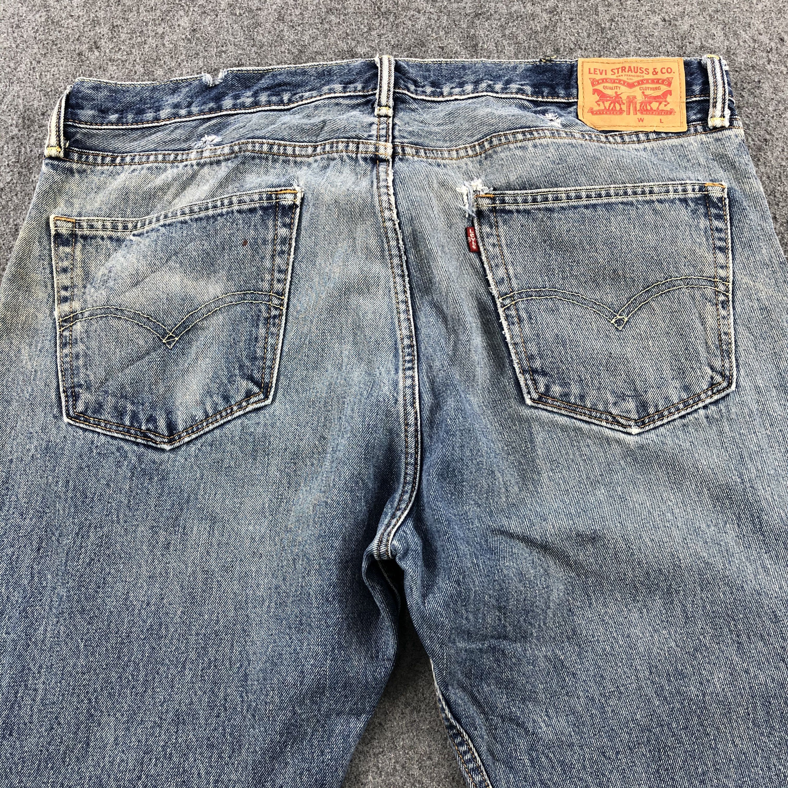 Levi's × Vintage Vintage Blue Wash Levis 505 Jeans-JM1757 Size US 43 - 4 Thumbnail