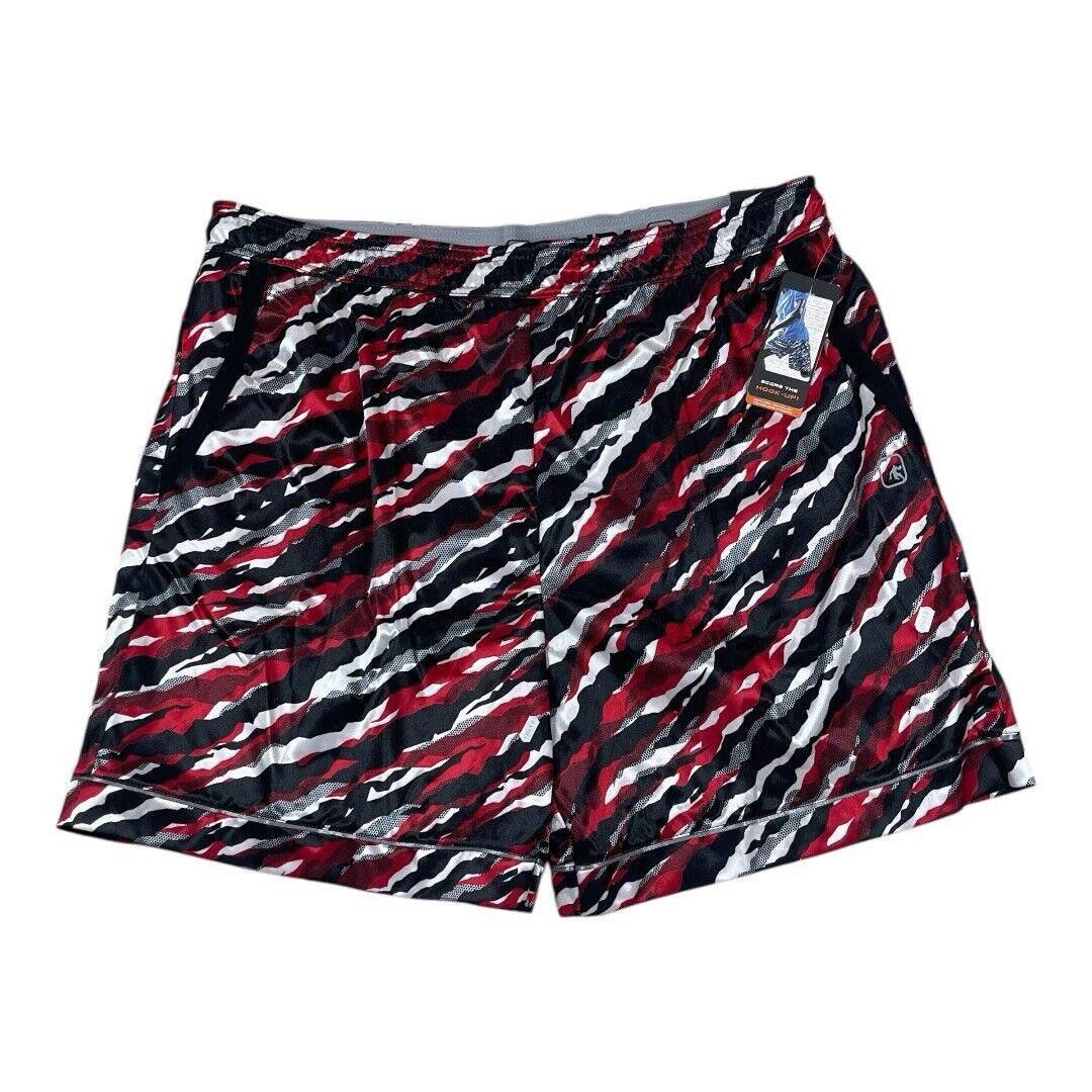 Designer AND 1 Red Camo Basketball Shorts XXXL 8” Inseem Size US 44 / EU 60 - 1 Thumbnail