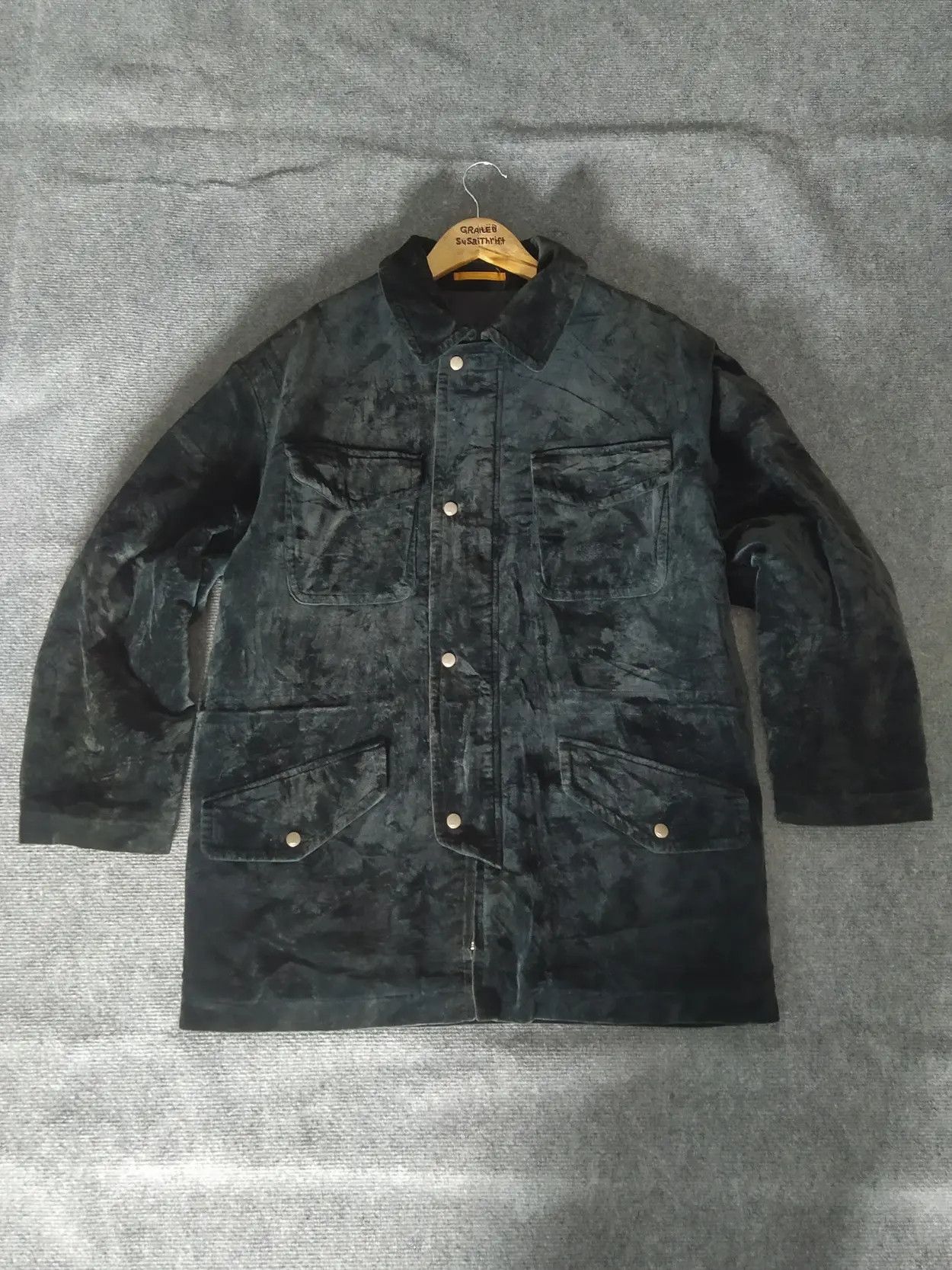Lancel Lancel valvet jacket vintage 90's rare pattern Size US M / EU 48-50 / 2 - 1 Thumbnail