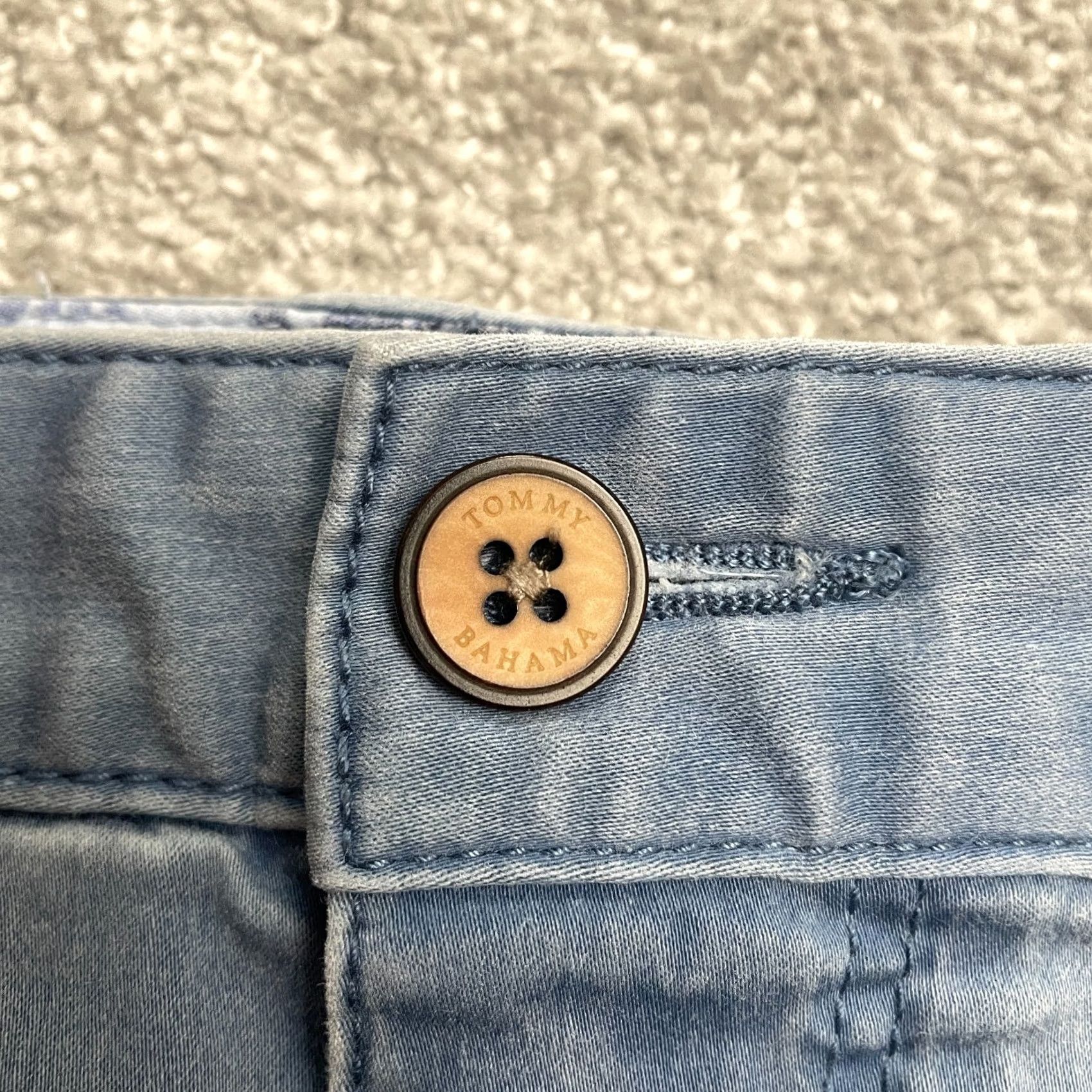 Tommy Bahama Tommy Bahama Chino Shorts Mens 36 Blue Pockets Cotton Blend Casual Outdoor Size US 36 / EU 52 - 4 Thumbnail