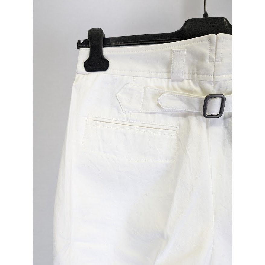 Bottega Veneta o1rshd1 Pants Fluid Slik Suiting in White Size US 32 / EU 48 - 15 Thumbnail
