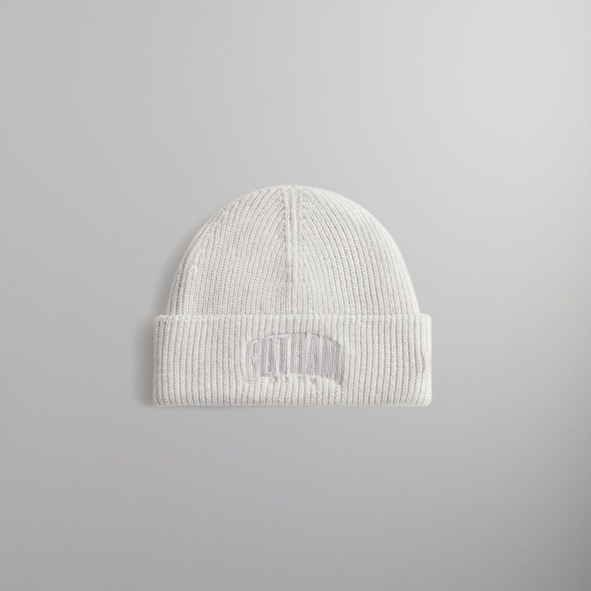 DC Comics × Kith Batman | Kith Mia Beanie in White Chunky Cotton Knit Hat Cap Size ONE SIZE - 1 Thumbnail