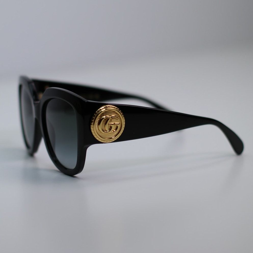 Gucci NEW Gucci Sunglasses GG1407S 001 BlackGreyGradient Authentic Size ONE SIZE - 4 Thumbnail