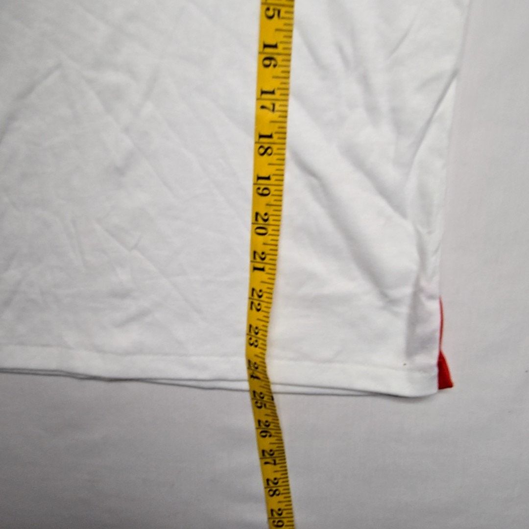 Vintage Vintage Montana Graphic Tee Le Riche Red White V-Neck Shirt Size L / US 10 / IT 46 - 7 Thumbnail