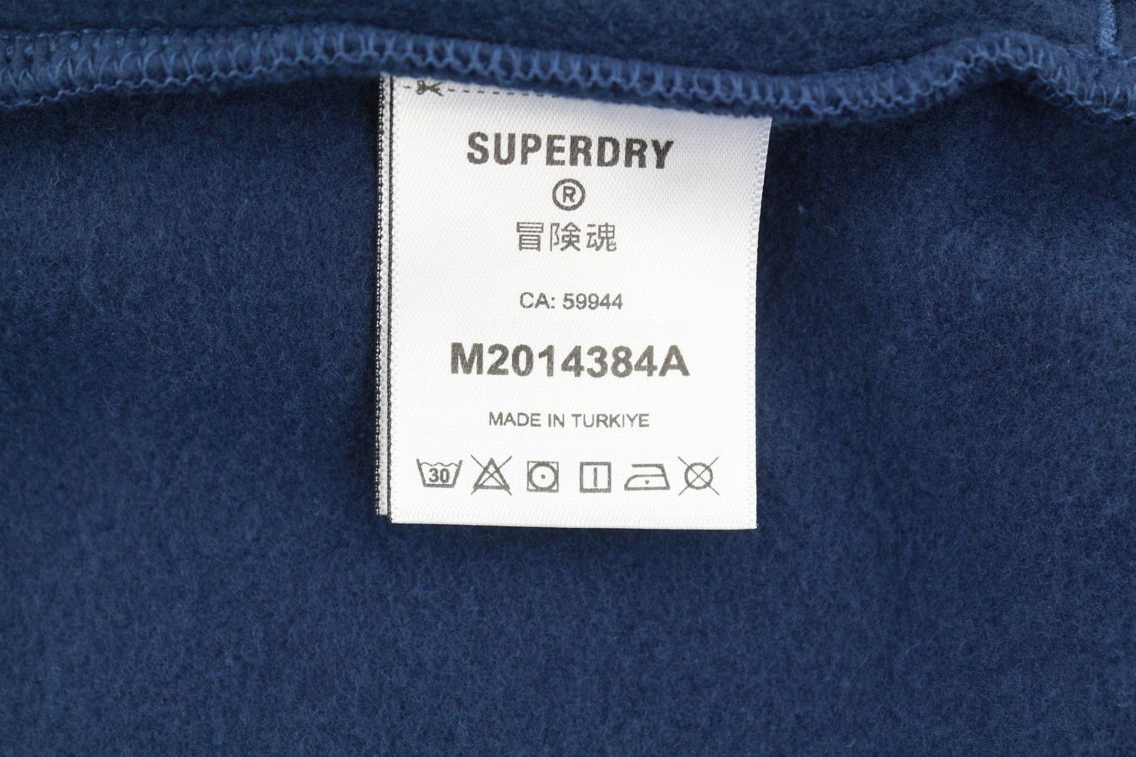 Superdry VINTAGE ATH HOOD M Dark Blue Logo Cotton Hoodie 87122 Size US M / EU 48-50 / 2 - 7 Thumbnail