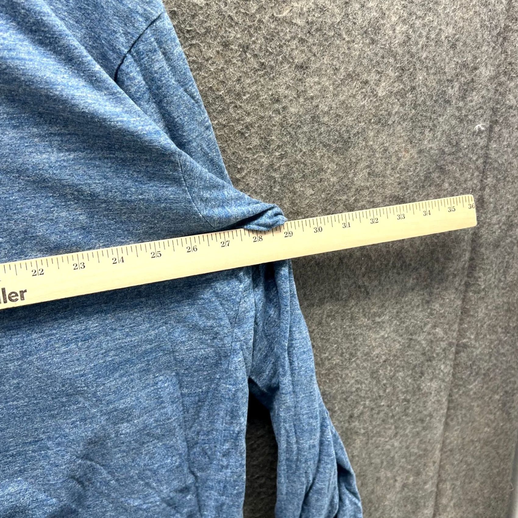 Polo Ralph Lauren Polo Ralph Lauren Shirt Mens XXL Blue Long Sleeve Crewneck Heather Embroidered Size US XXL / EU 58 / 5 - 3 Thumbnail