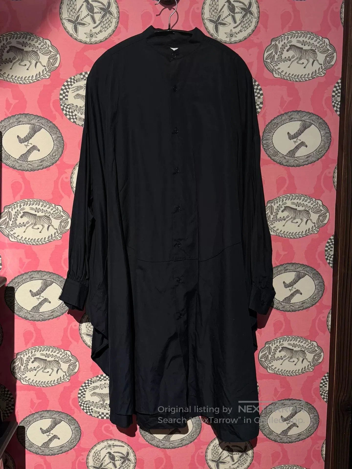 Noir Kei Ninomiya black oversized batwing sleeve shirt. Size M / US 6-8 / IT 42-44 - 1 Thumbnail