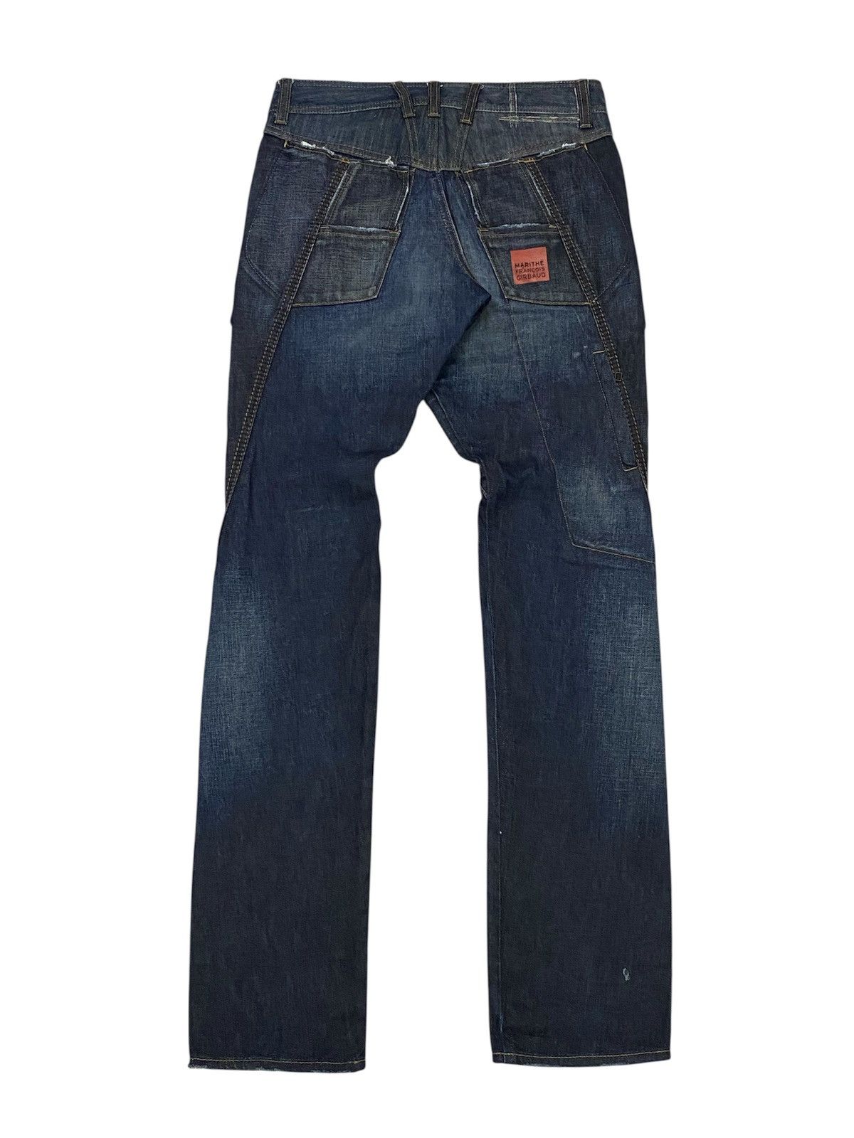 Marithe + Francois Girbaud Marithe Francois Girbaud Spiral Cut Denim Pants Size 28" / US 6 / IT 42 - 3 Thumbnail